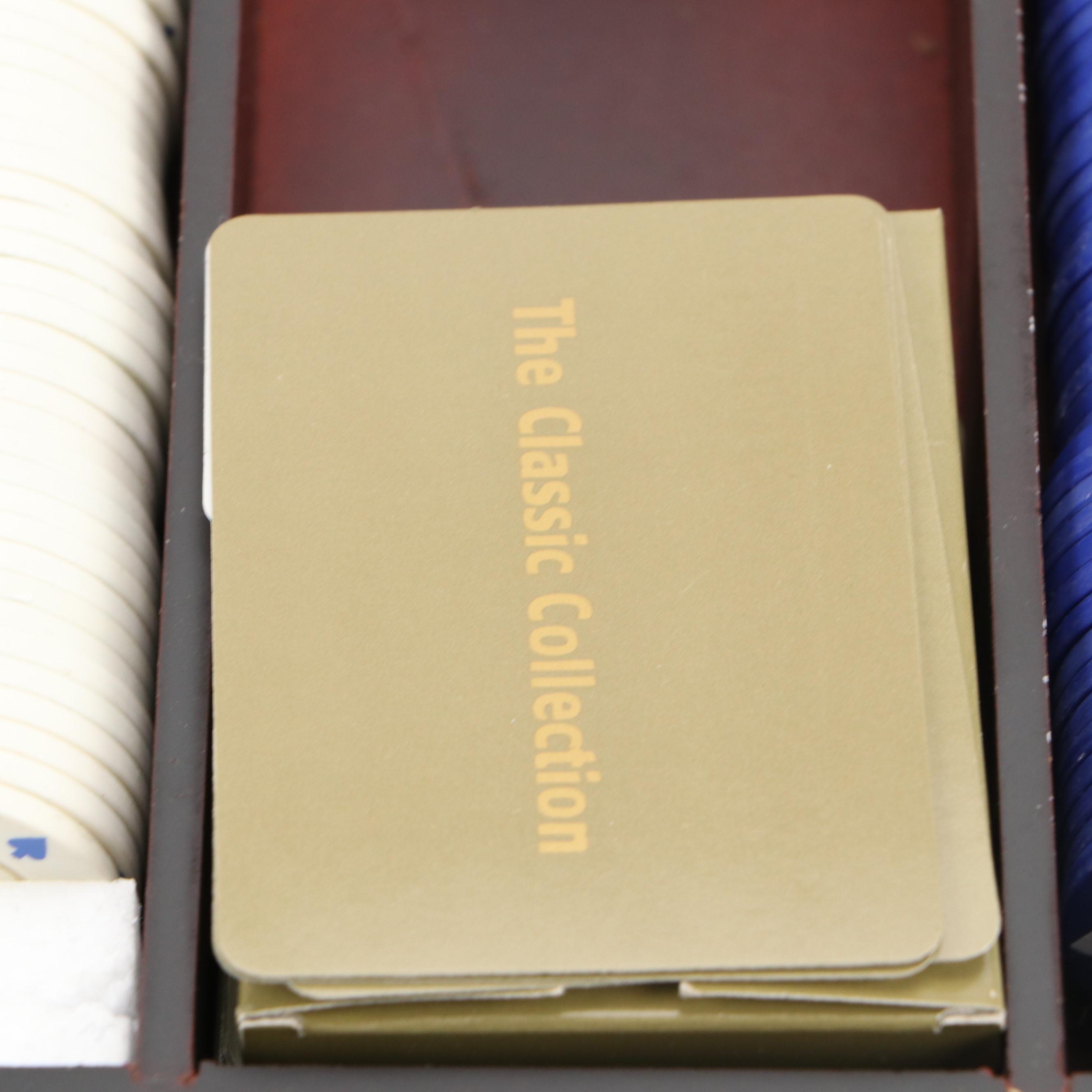 Quality Importers Trading Company Humidor with Poker Set