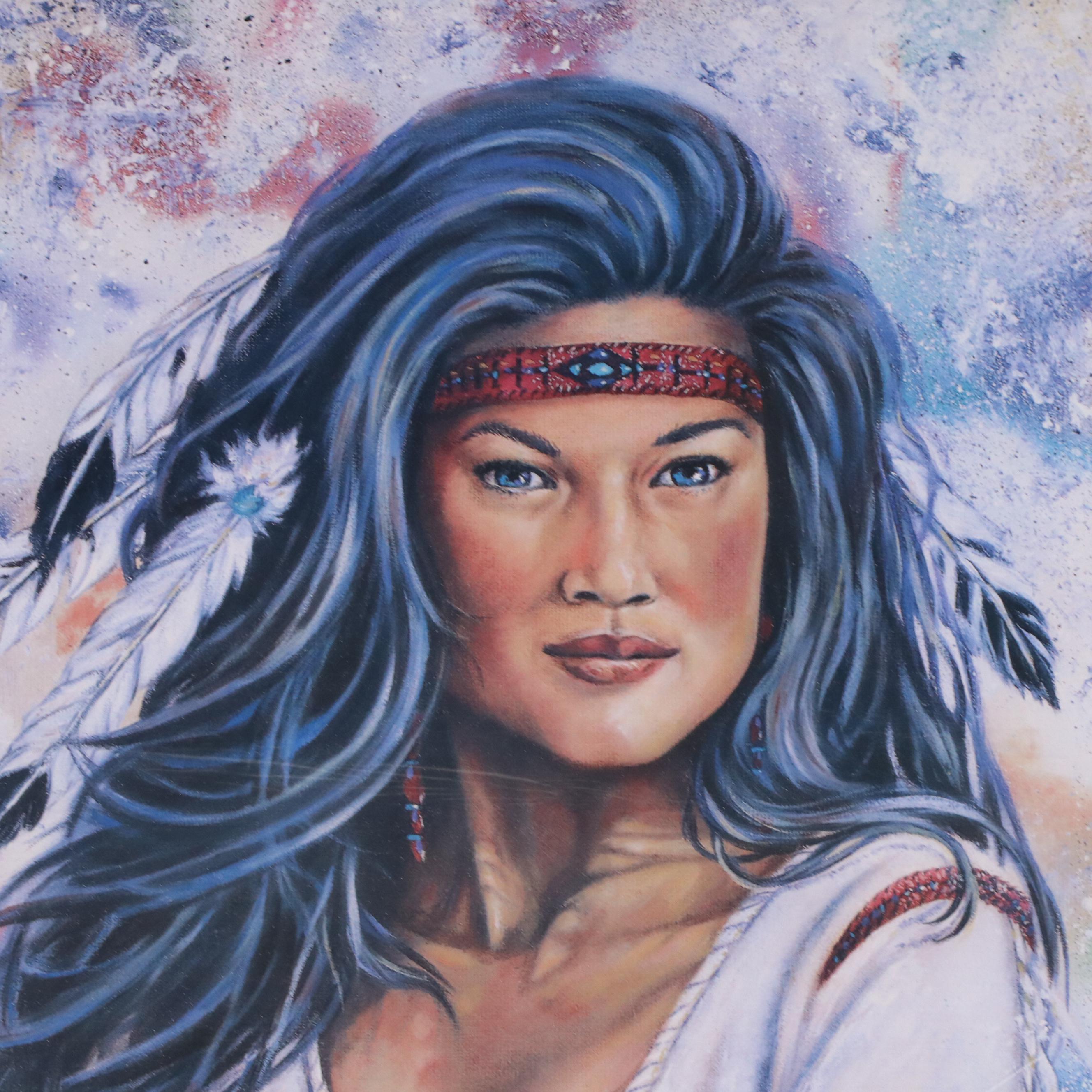 Offset Lithograph After Jonnie K. Kostoff "Chardonn," 21st Century