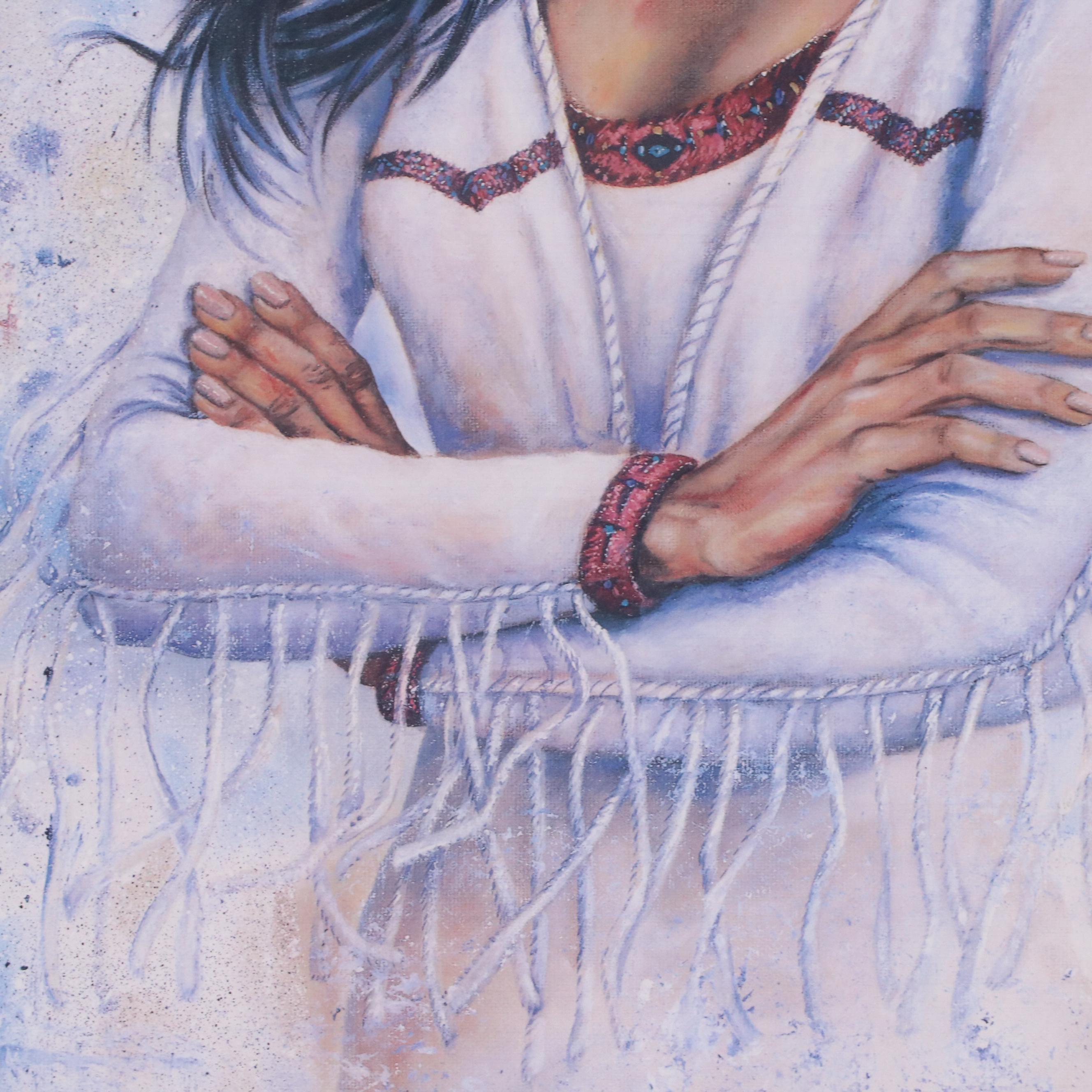 Offset Lithograph After Jonnie K. Kostoff "Chardonn," 21st Century