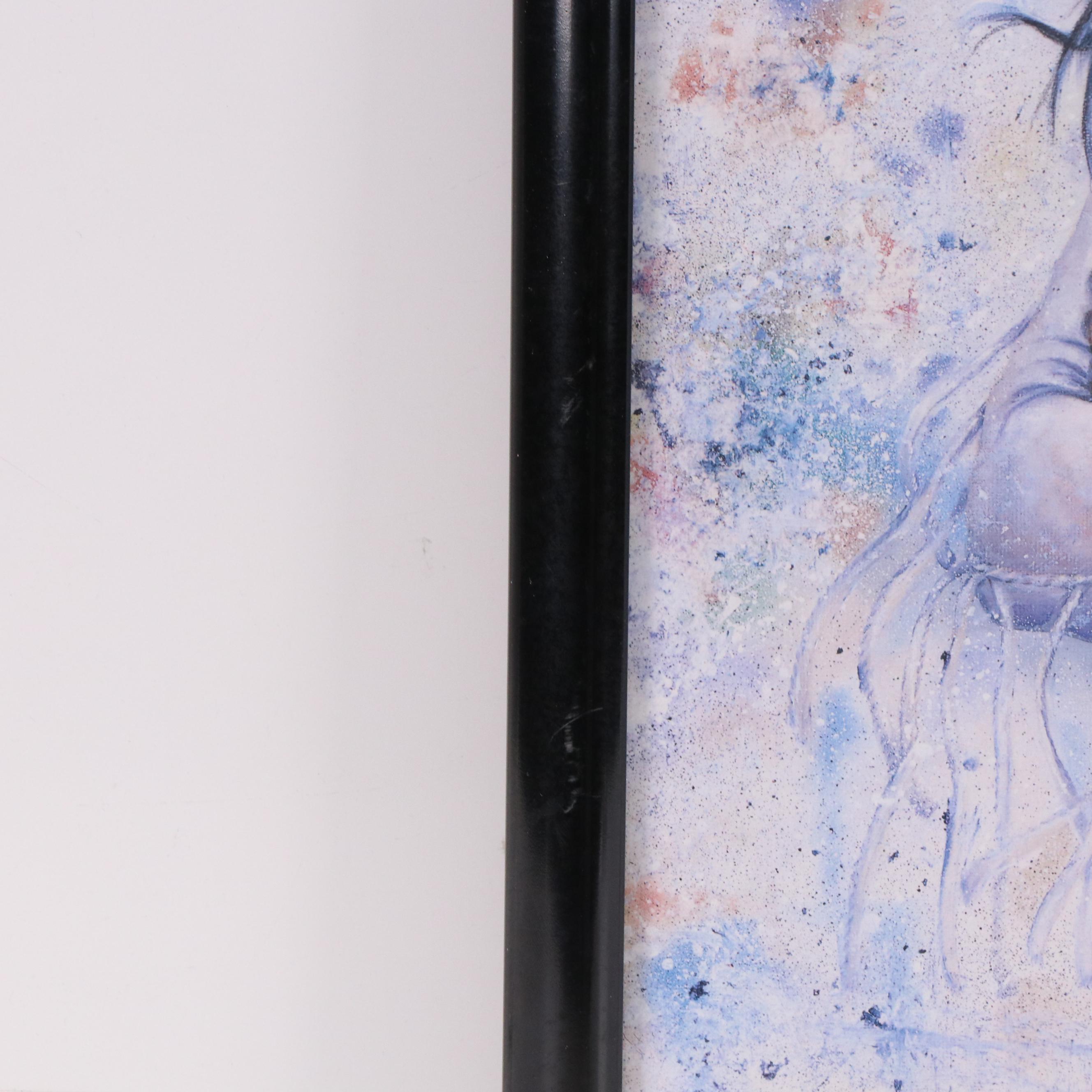 Offset Lithograph After Jonnie K. Kostoff "Chardonn," 21st Century