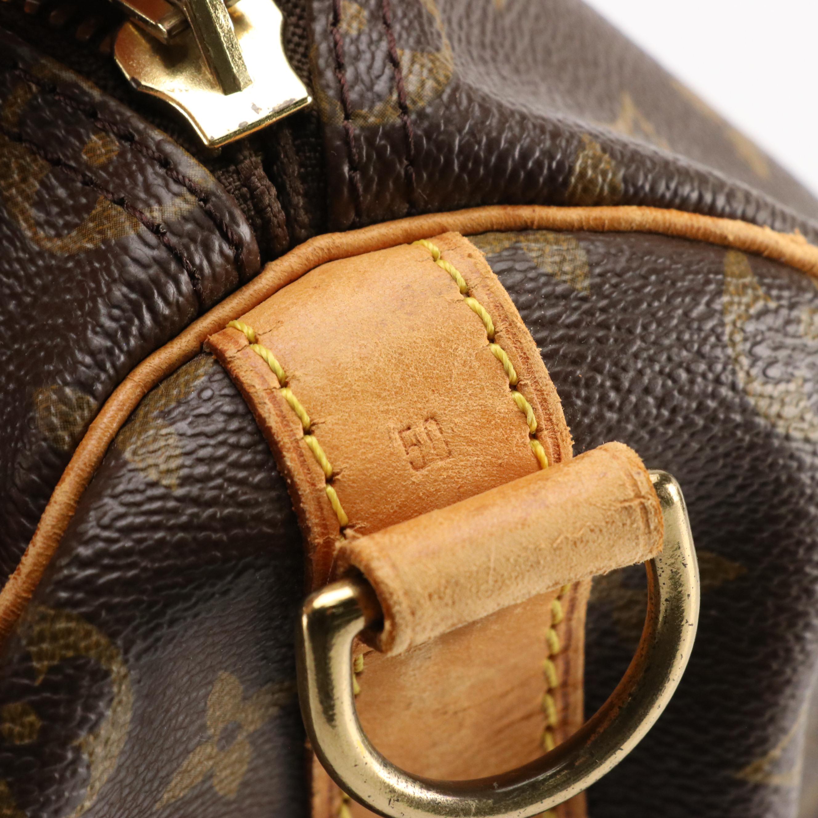 Louis Vuitton Keepall 50 Bandoulière in Monogram Canvas and Vachetta Leather