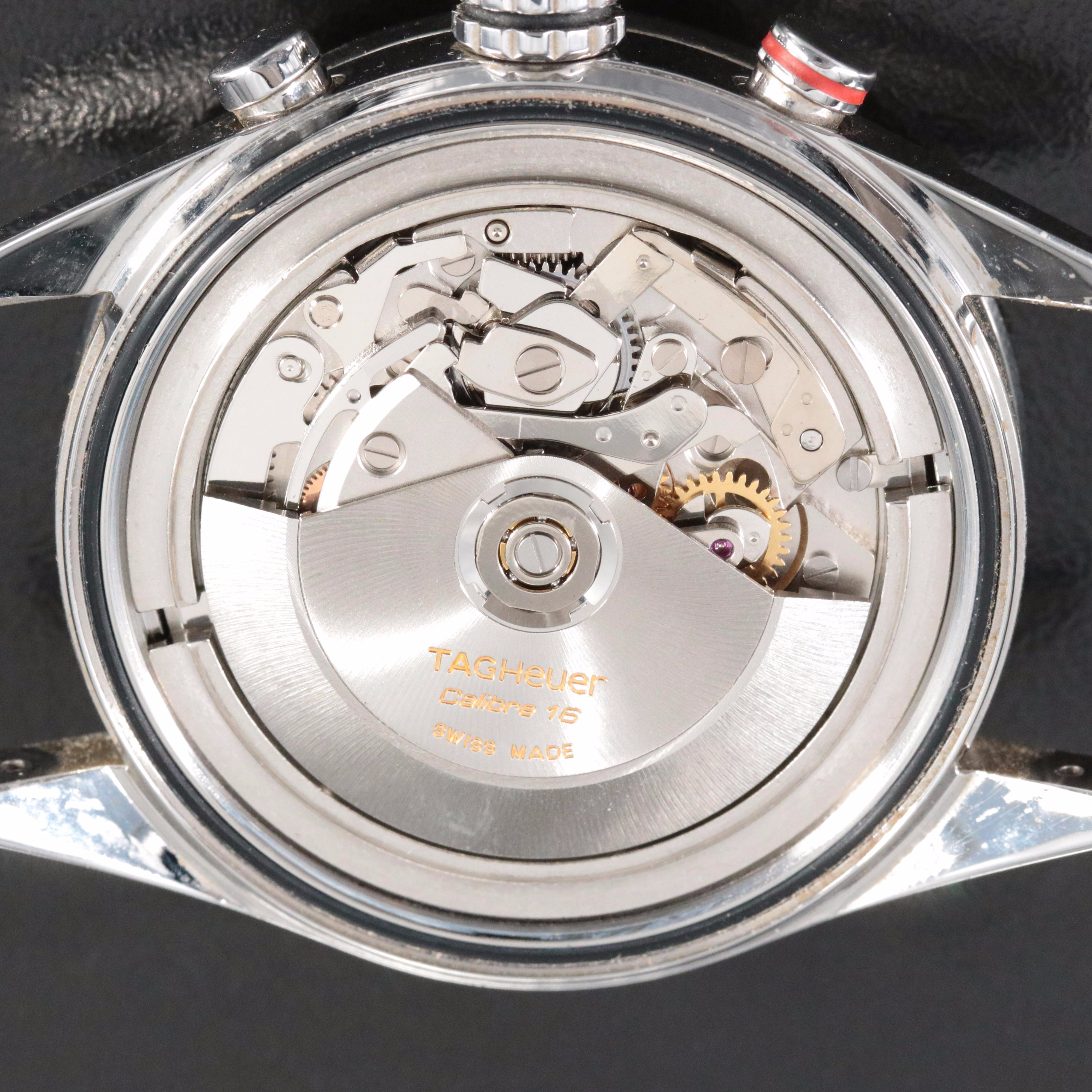 TAG Heuer Carrera Chronograph Brown 43mm Steel Automatic Watch CV2A12.FC6236