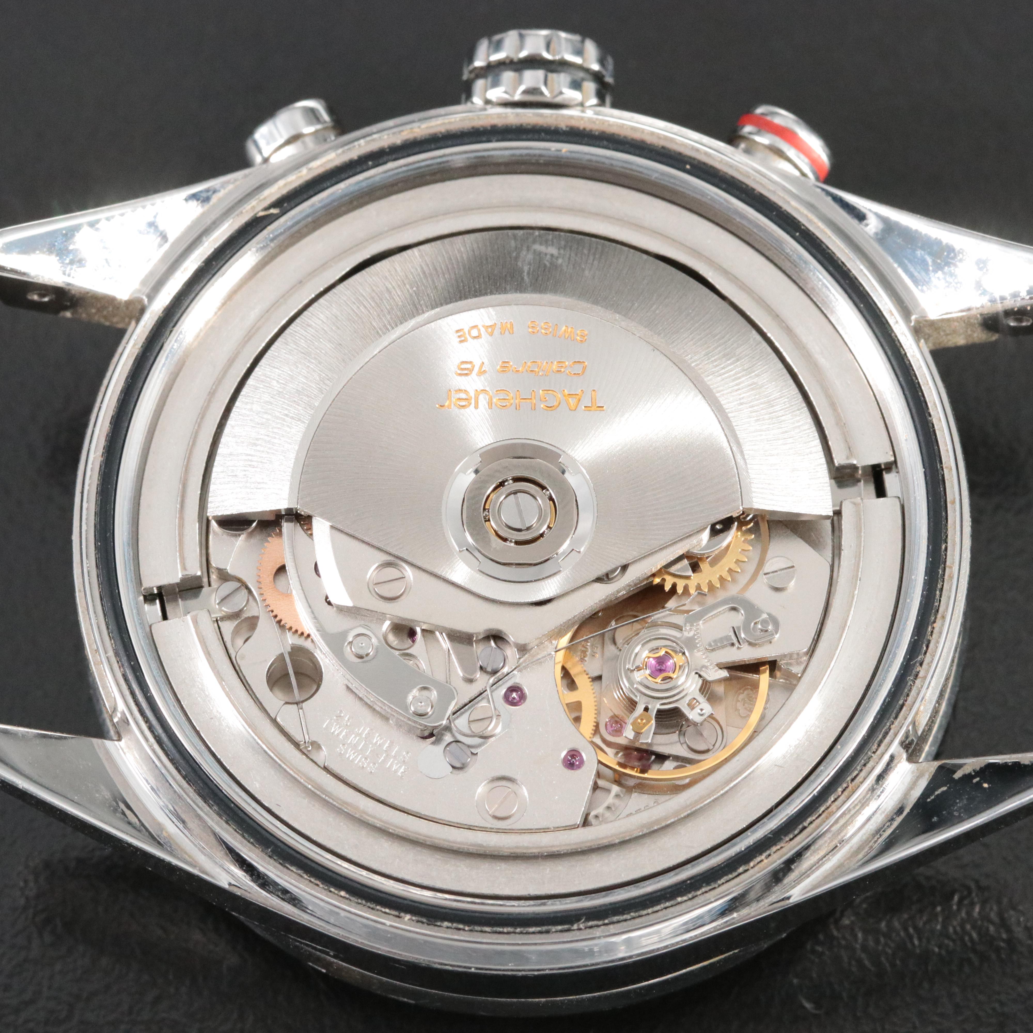 TAG Heuer Carrera Chronograph Brown 43mm Steel Automatic Watch CV2A12.FC6236