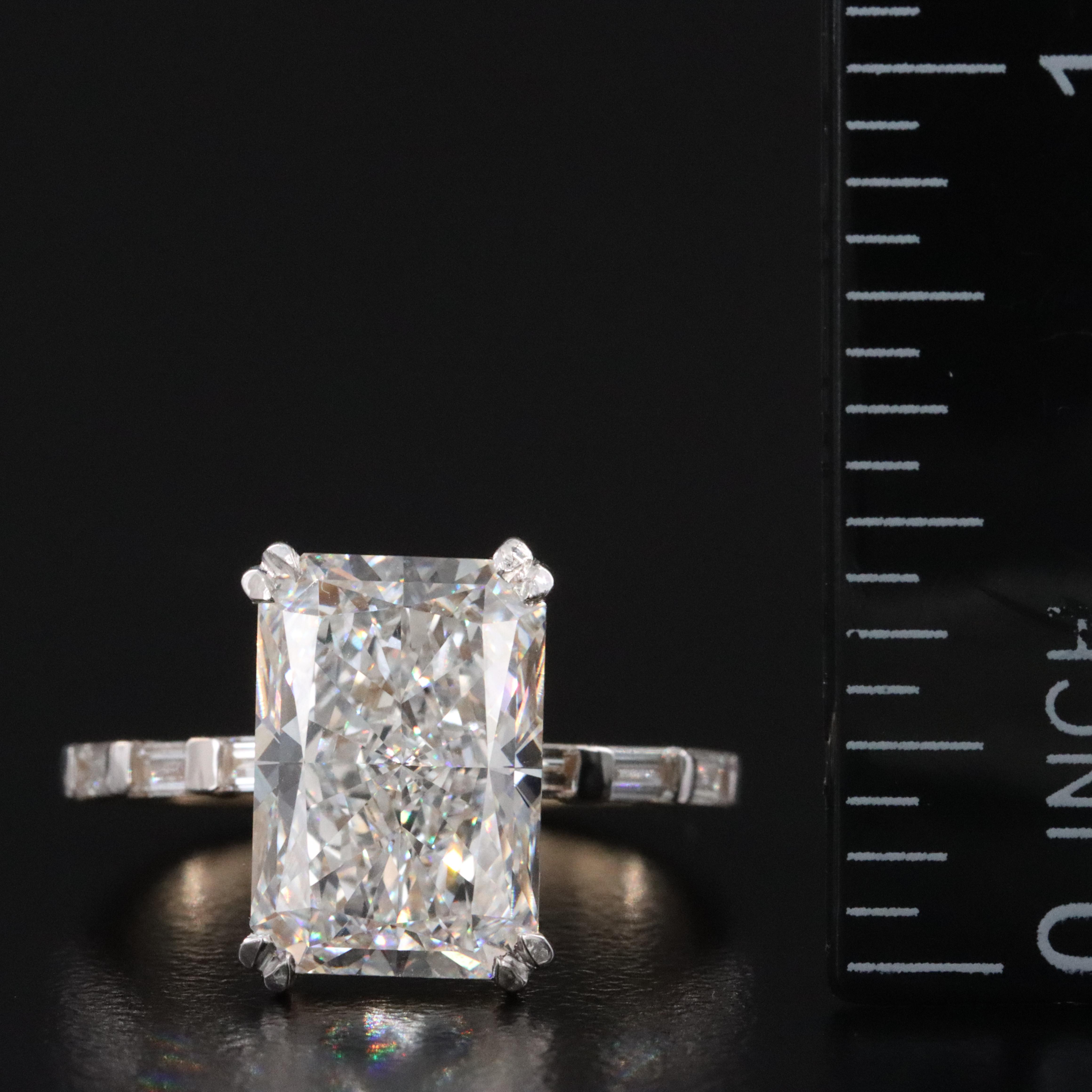 14K 5.31 CTW Lab Grown Diamond Ring with IGI Report