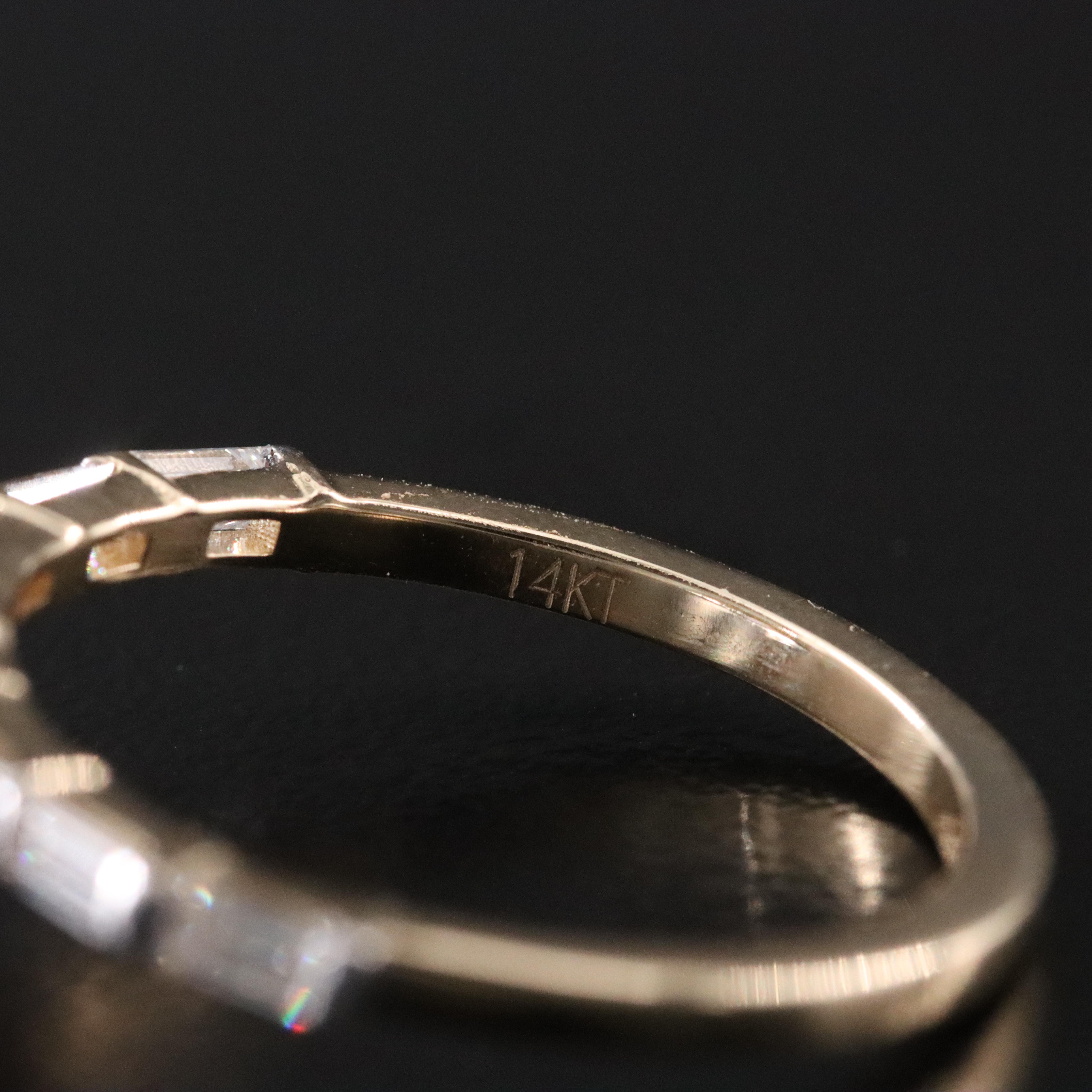 14K 5.31 CTW Lab Grown Diamond Ring with IGI Report