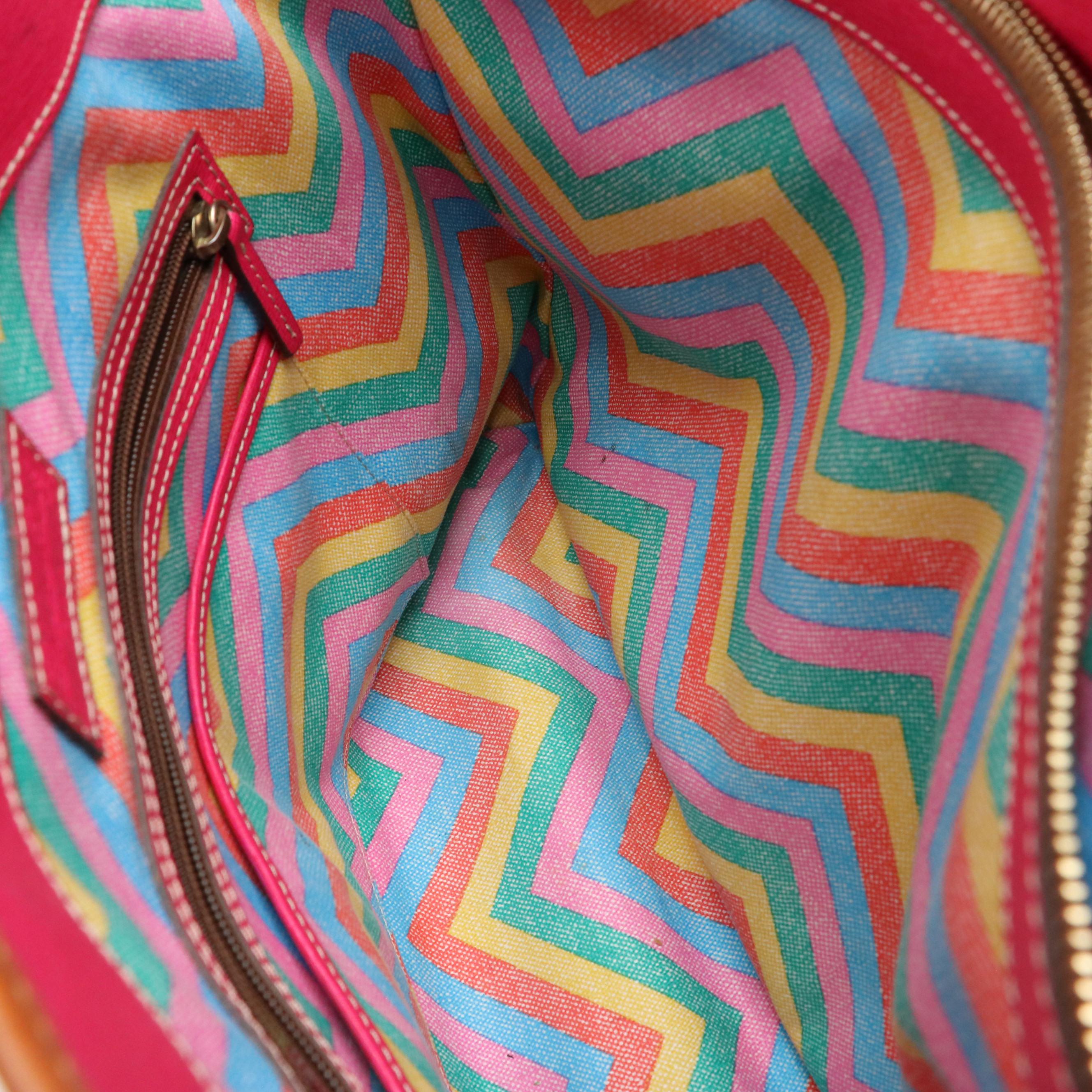 Dooney & Bourke Large Claremont Tote in Mint Green and Brown Leather