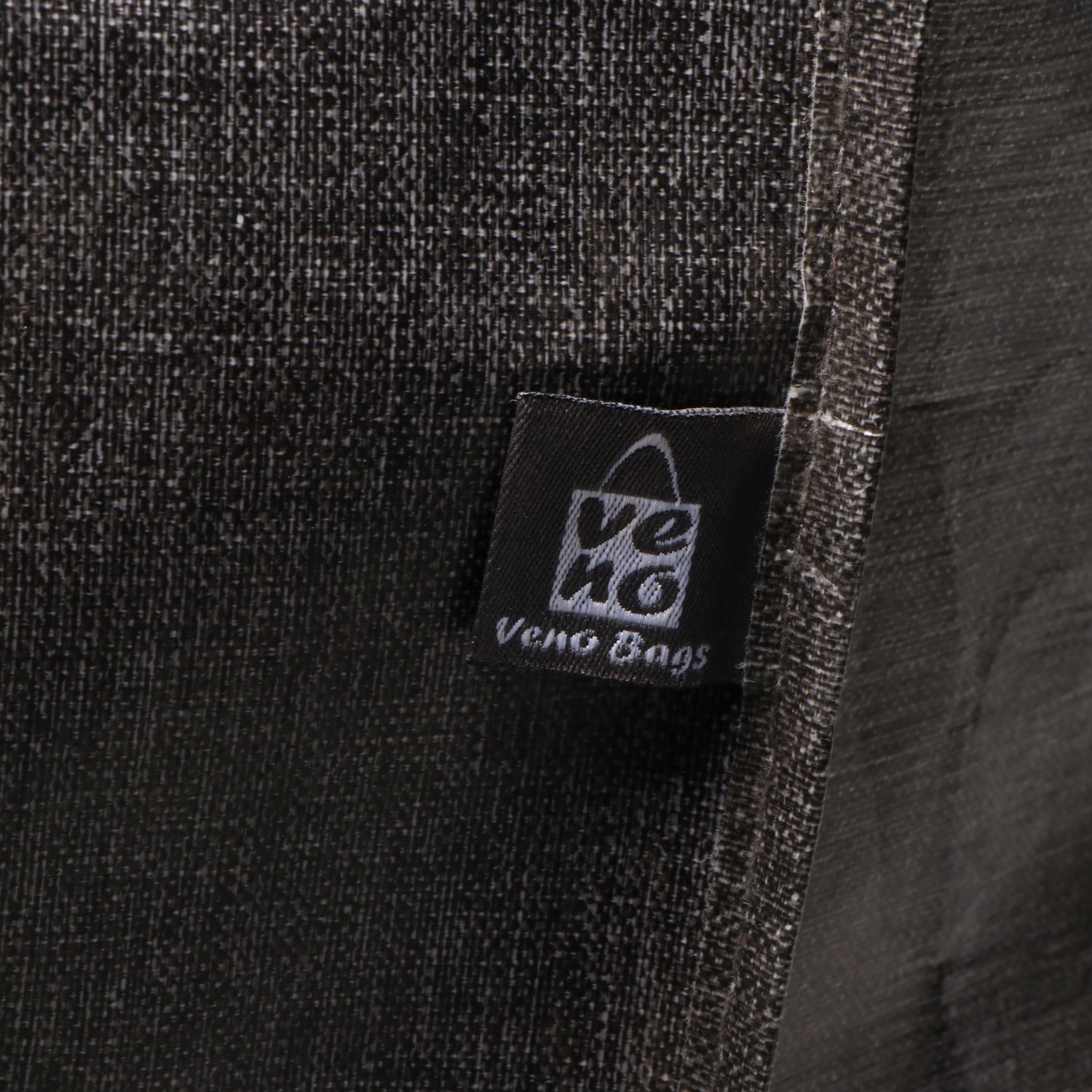 Two Clear Acrylic Storage Cubes with Veno Bags Storage Totes