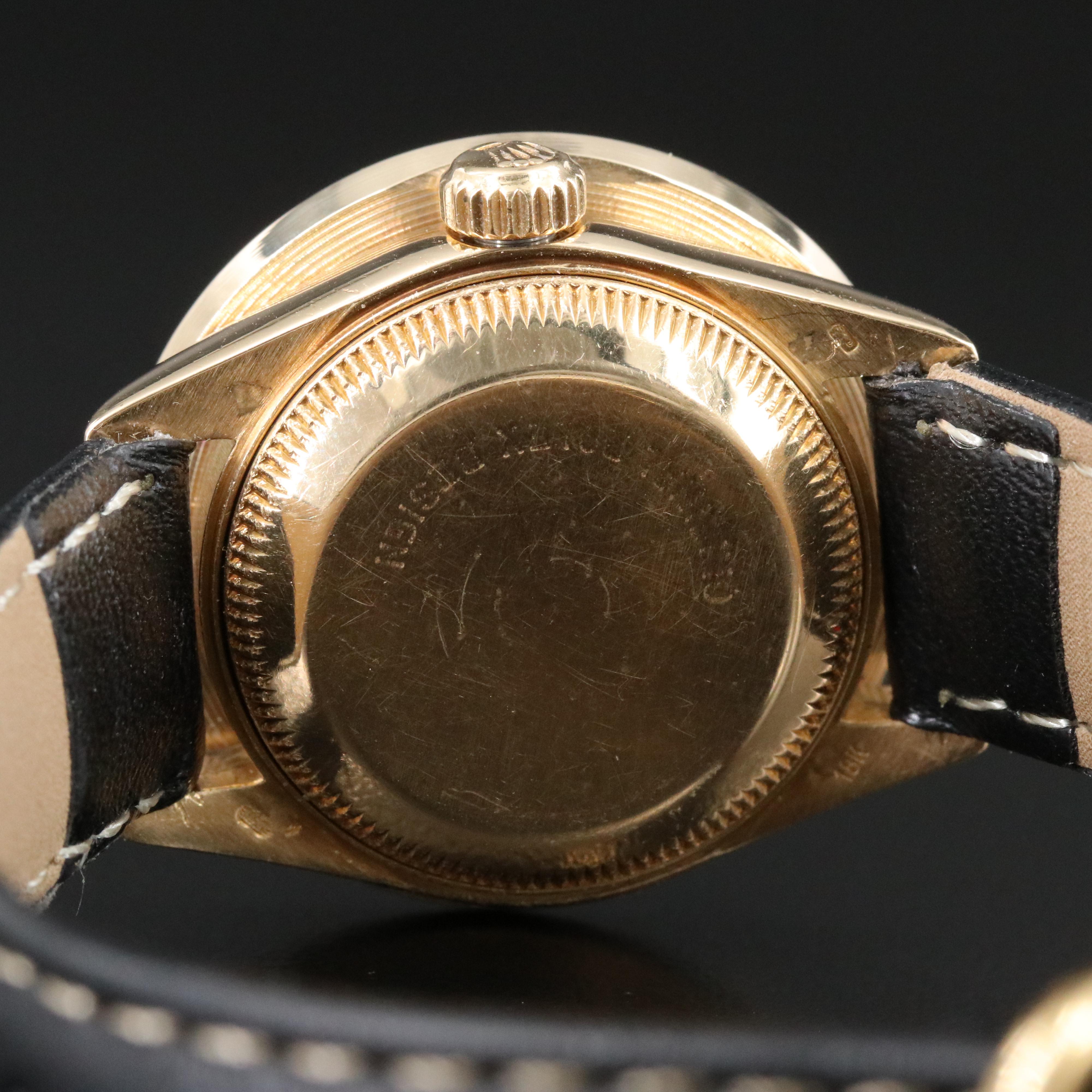 Rolex Datejust 69178 3.41 CTW Custom Diamond 26mm 18K Automatic Watch