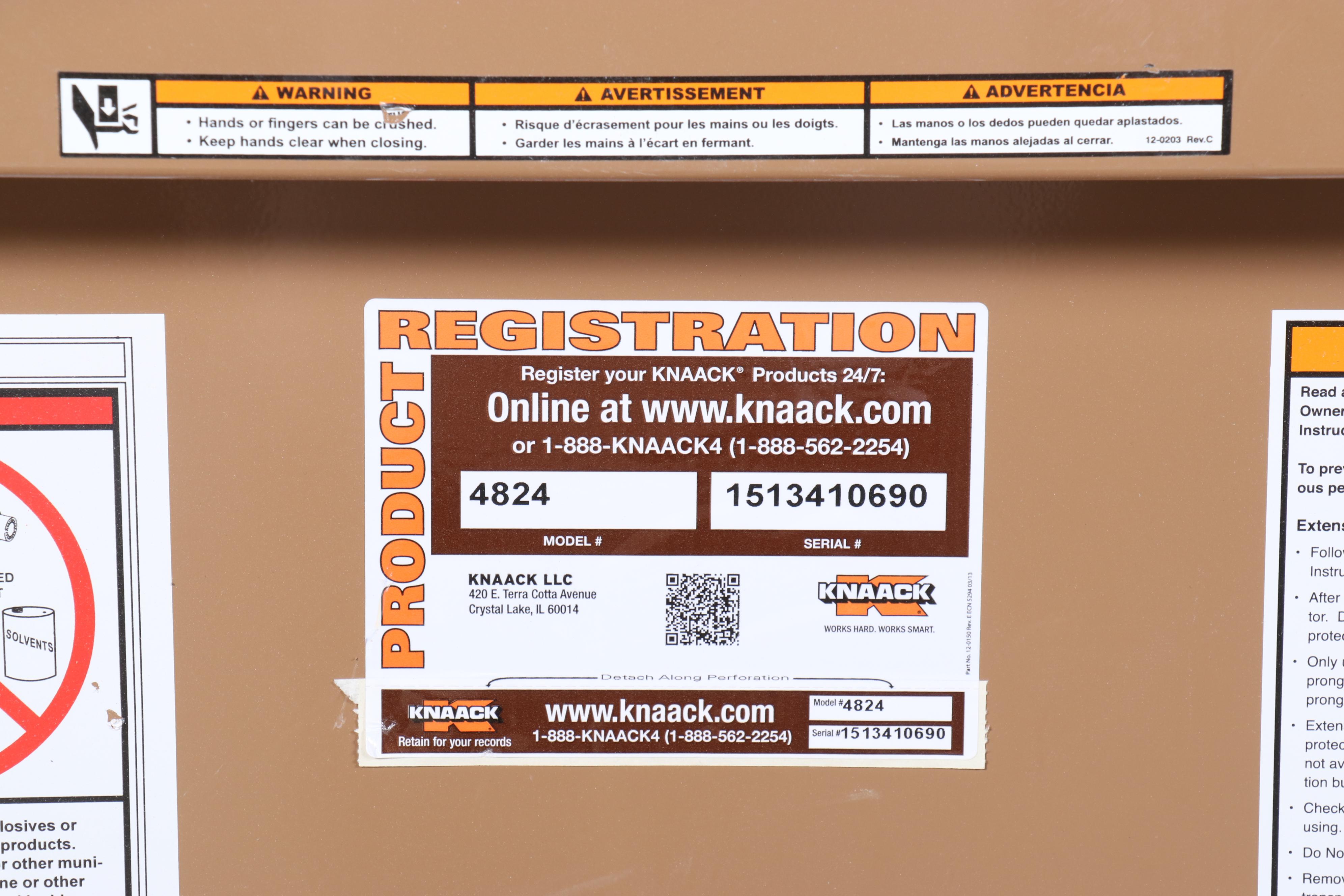 Knaack Jobmaster Model 4824 Steel Tool Chest