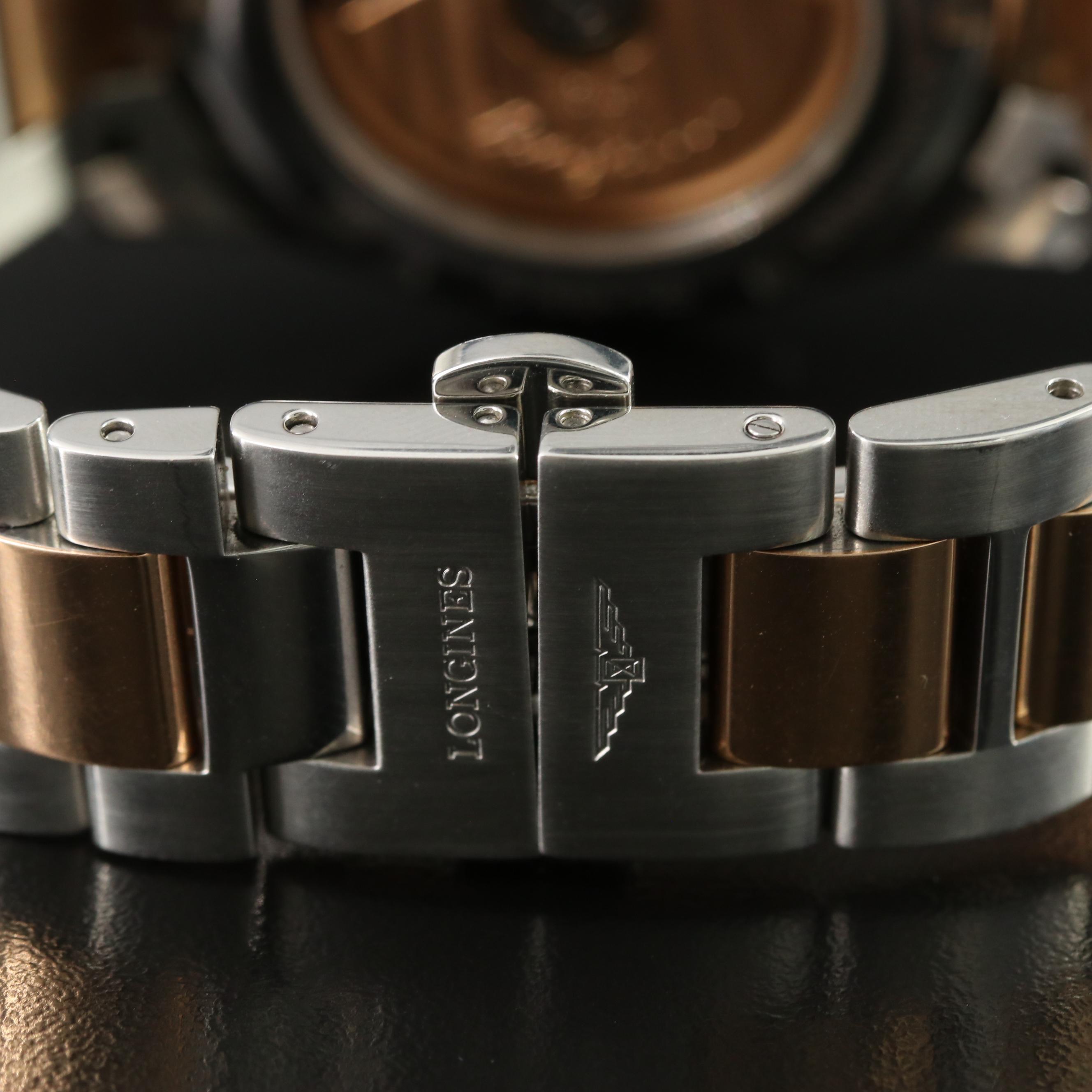 Longines Conquest Classic 18K Rose Gold & Steel 42mm Automatic Watch L2.798.5