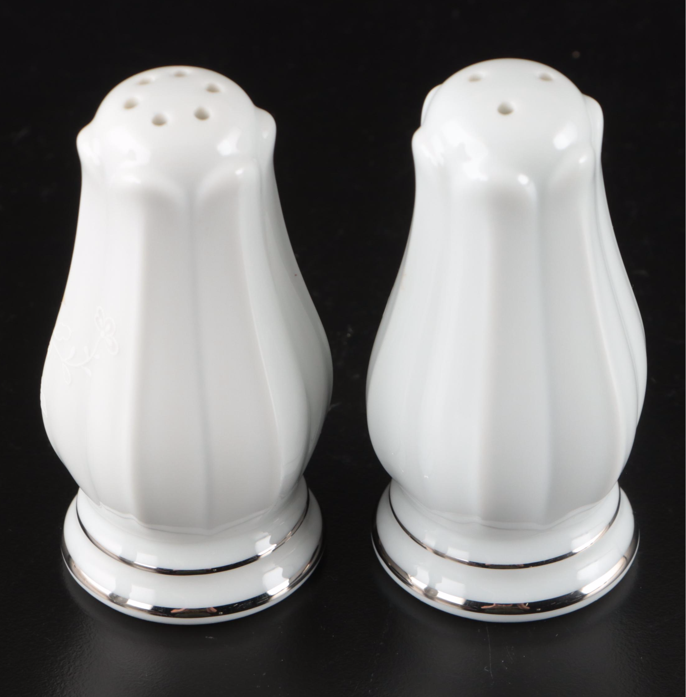 Noritake Porcelain "Temptation" Dinnerware with Serving Pieces, 1976-1987