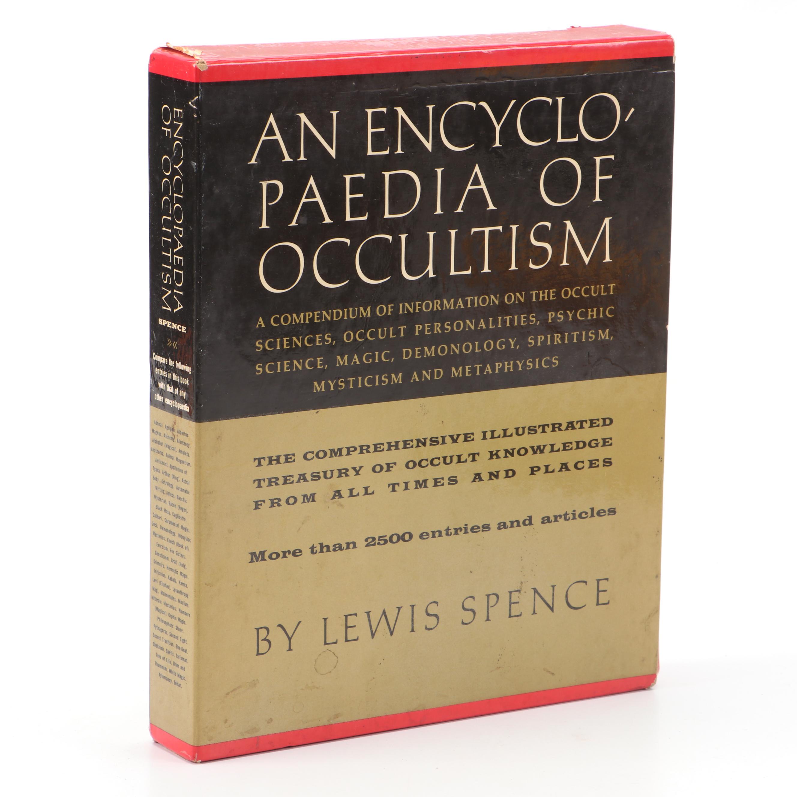 Illustrated "An Encyclopaedia of Occultism" by Lewis Spence, 1960