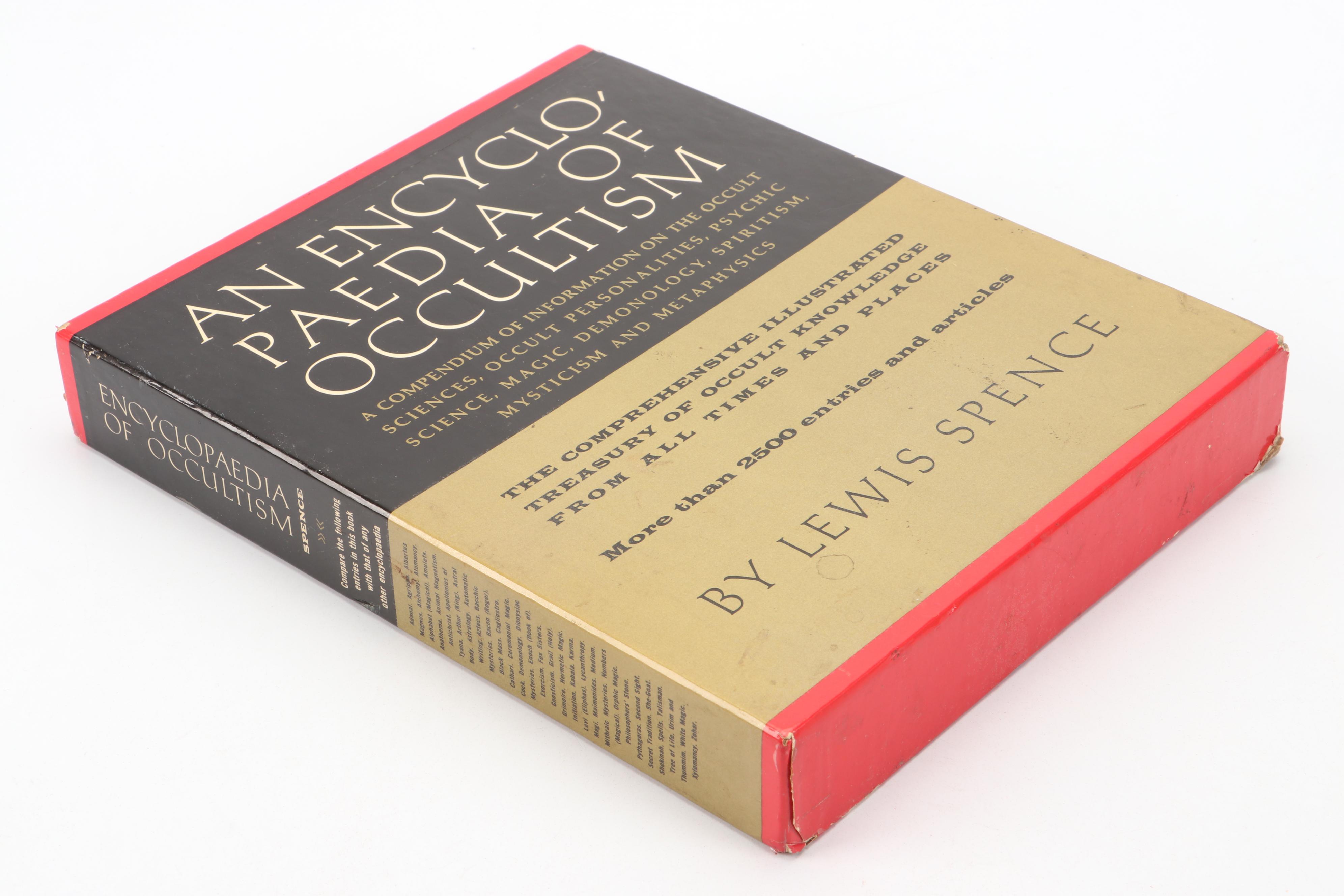 Illustrated "An Encyclopaedia of Occultism" by Lewis Spence, 1960