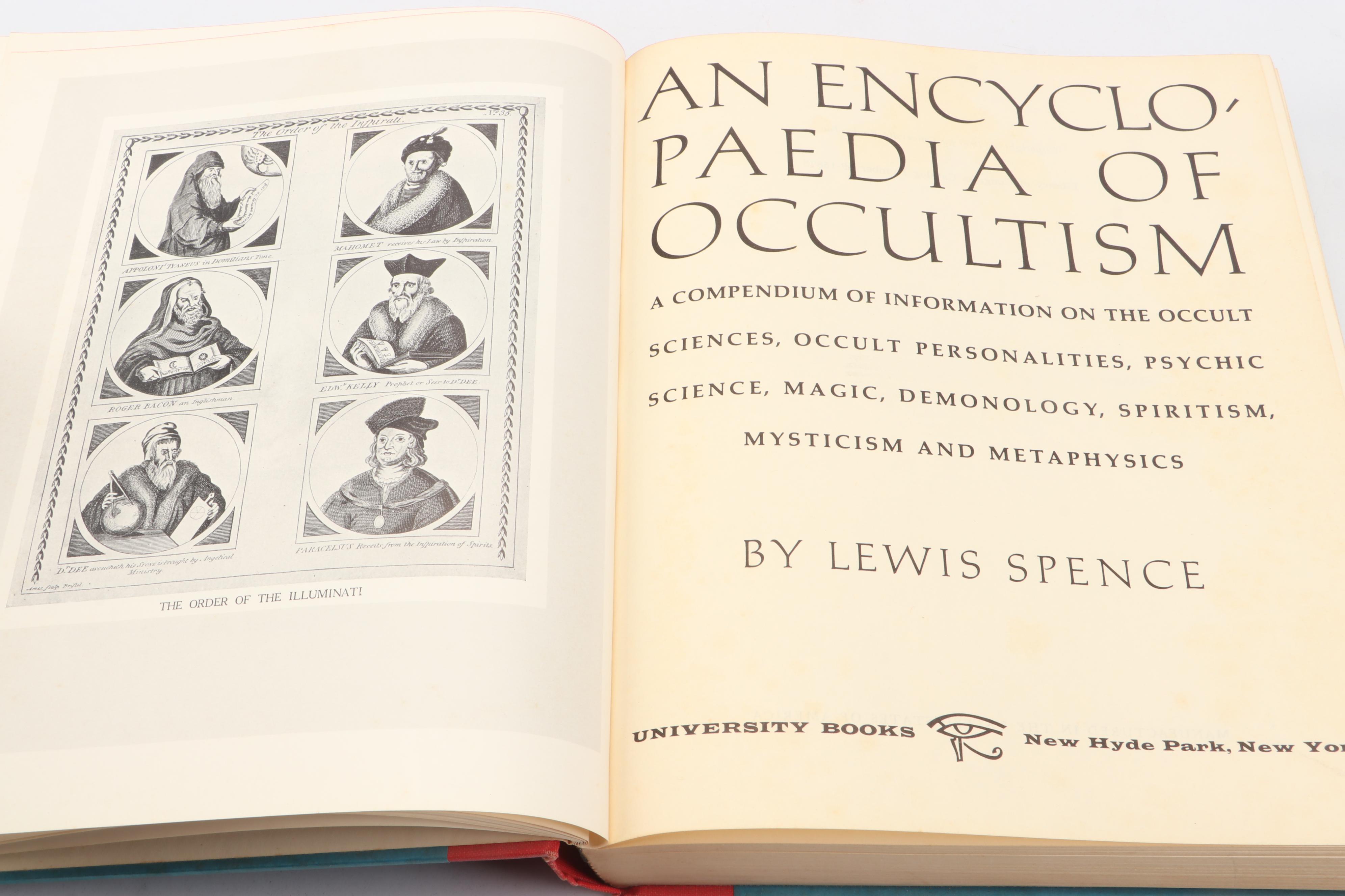 Illustrated "An Encyclopaedia of Occultism" by Lewis Spence, 1960