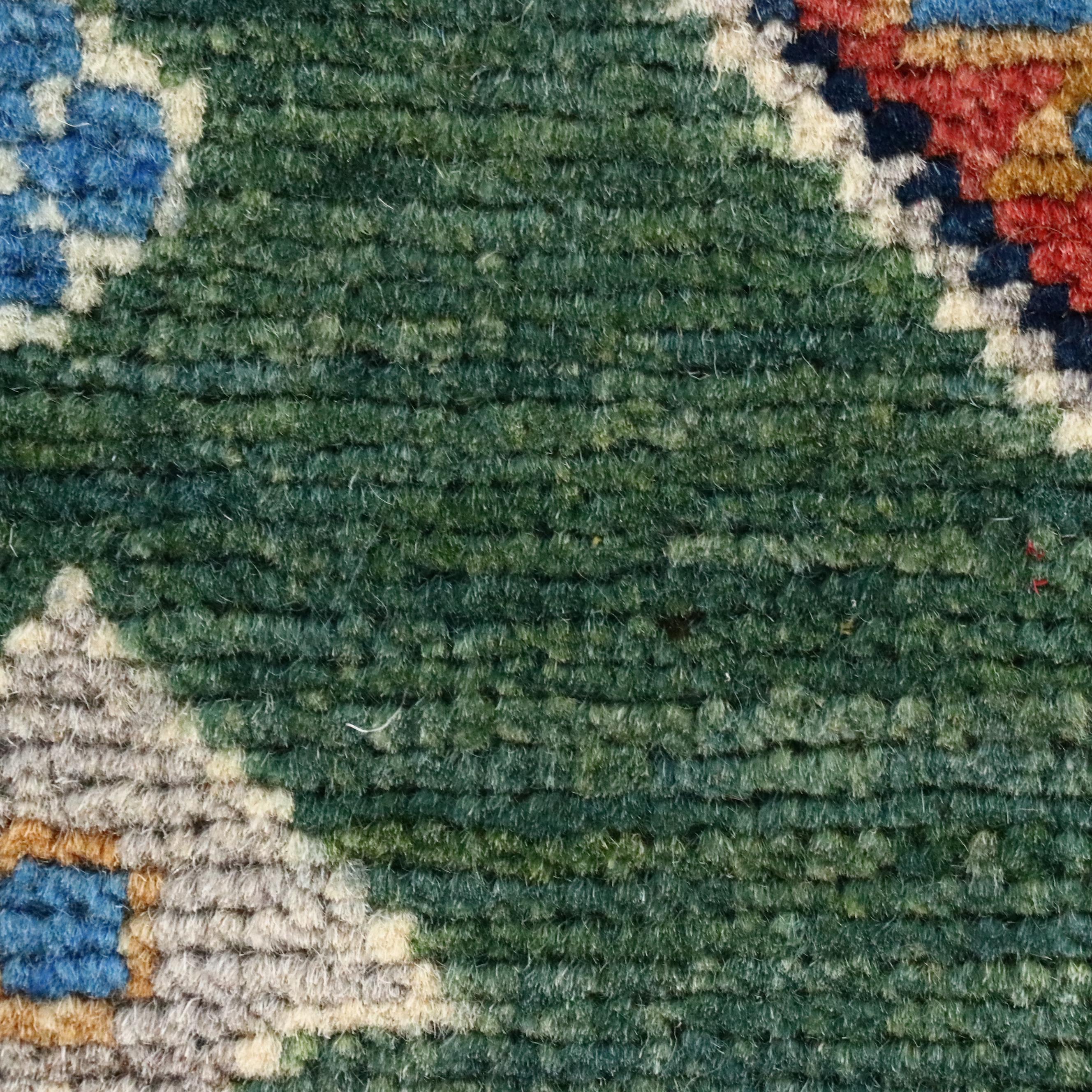 2'8 x 4'2 Hand-Knotted Pakistani Kazak Accent Rug