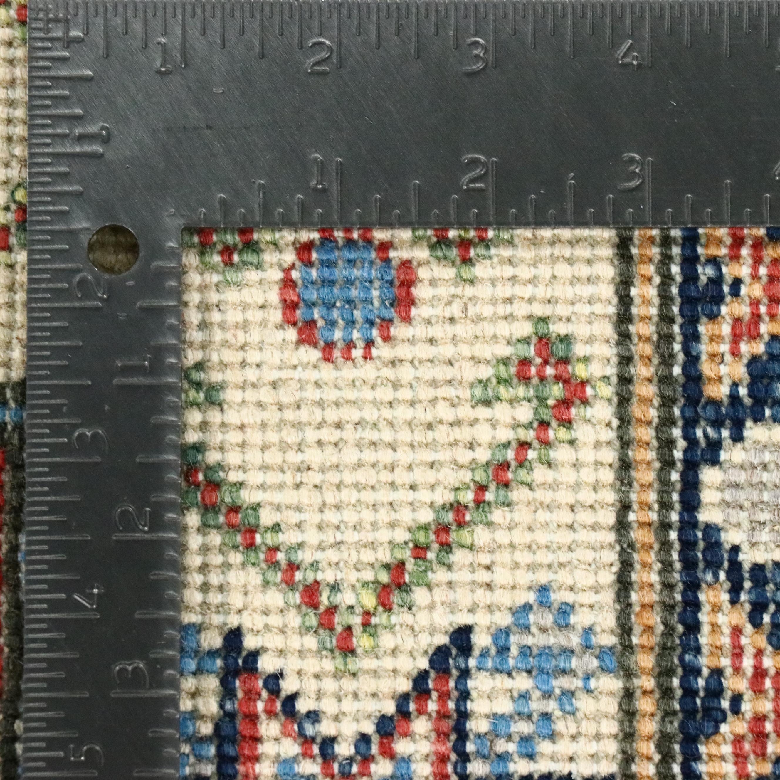 2'8 x 4'2 Hand-Knotted Pakistani Kazak Accent Rug