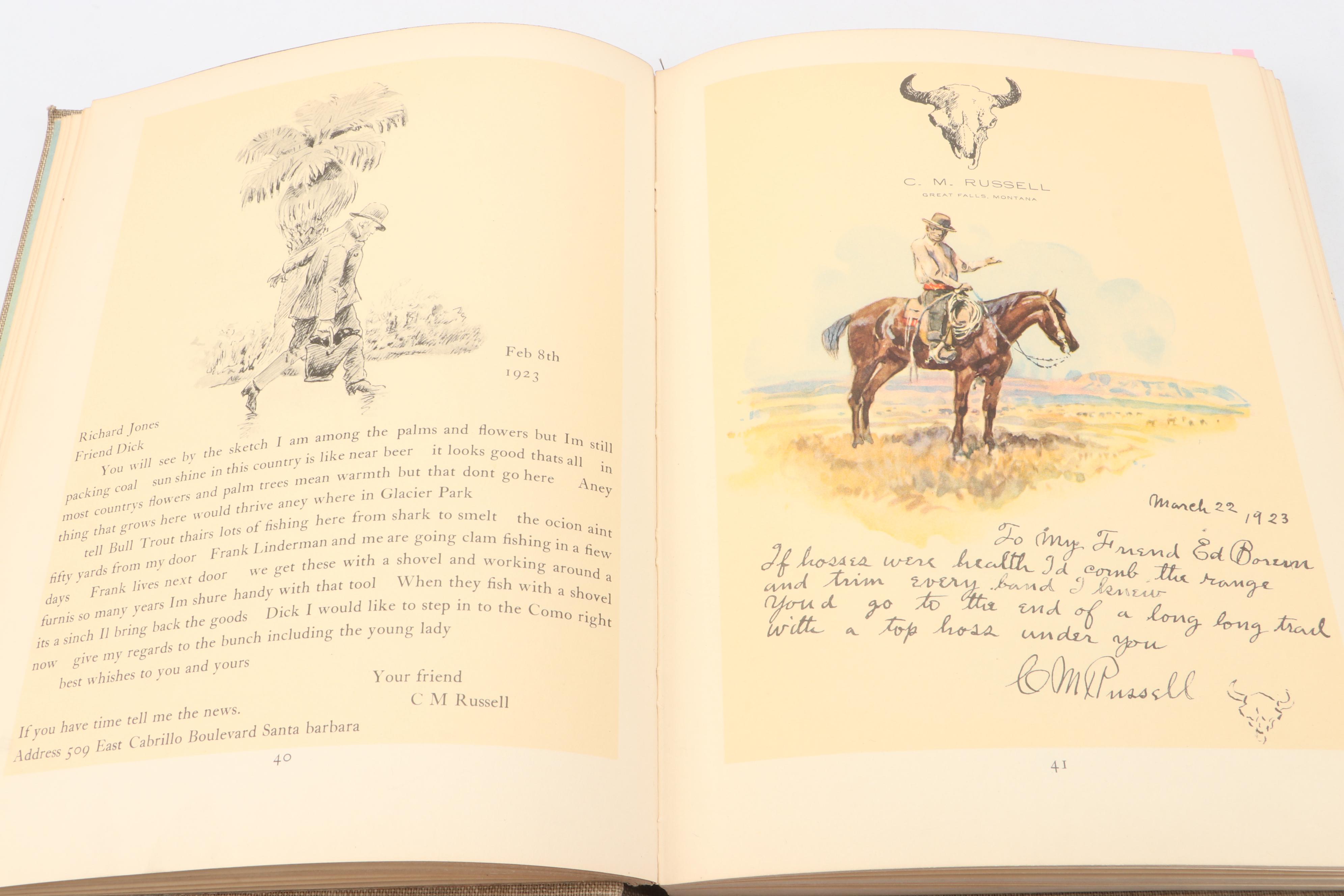 Illustrated "Good Medicine: Memories of the Real West" by Charles M. Russell