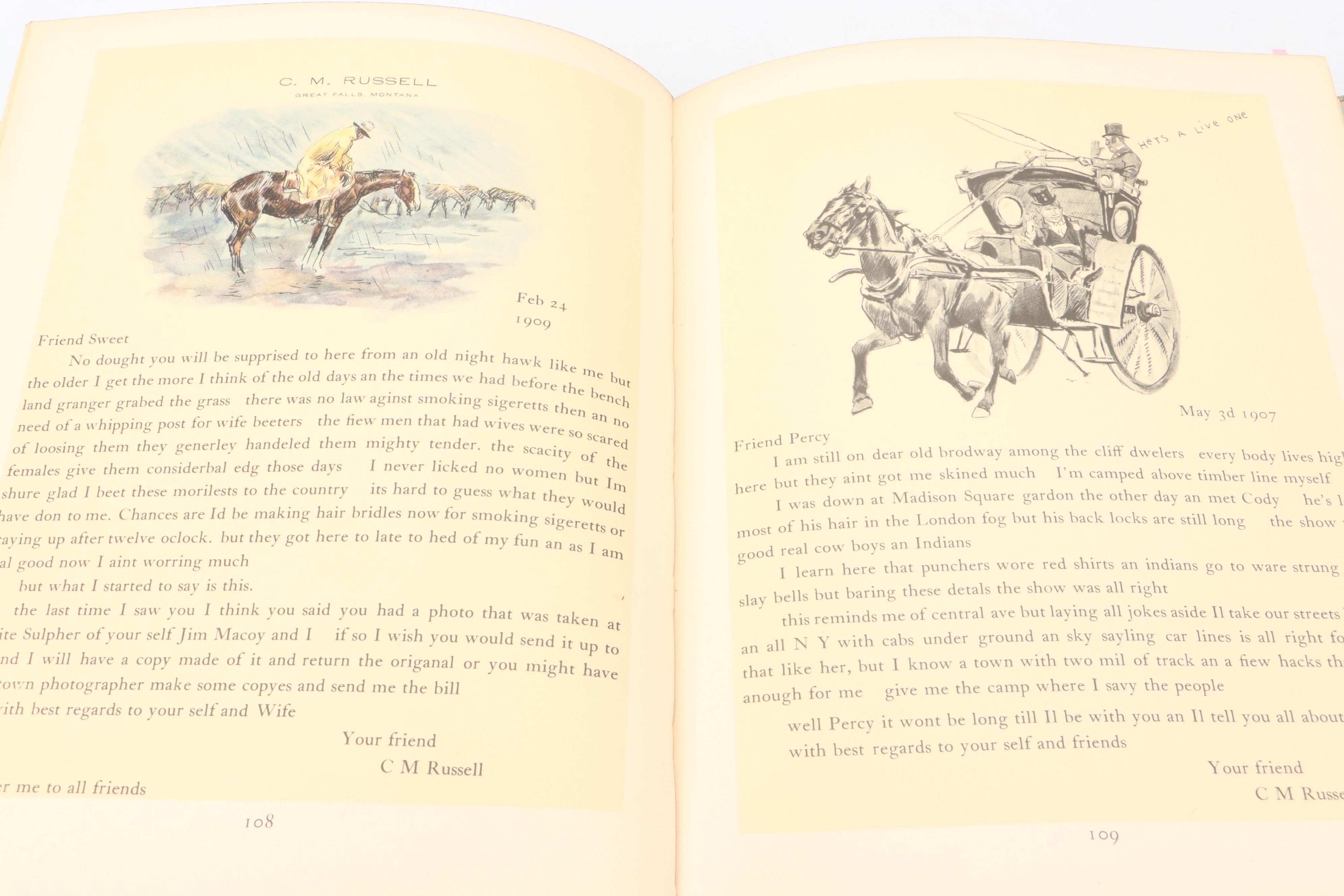 Illustrated "Good Medicine: Memories of the Real West" by Charles M. Russell