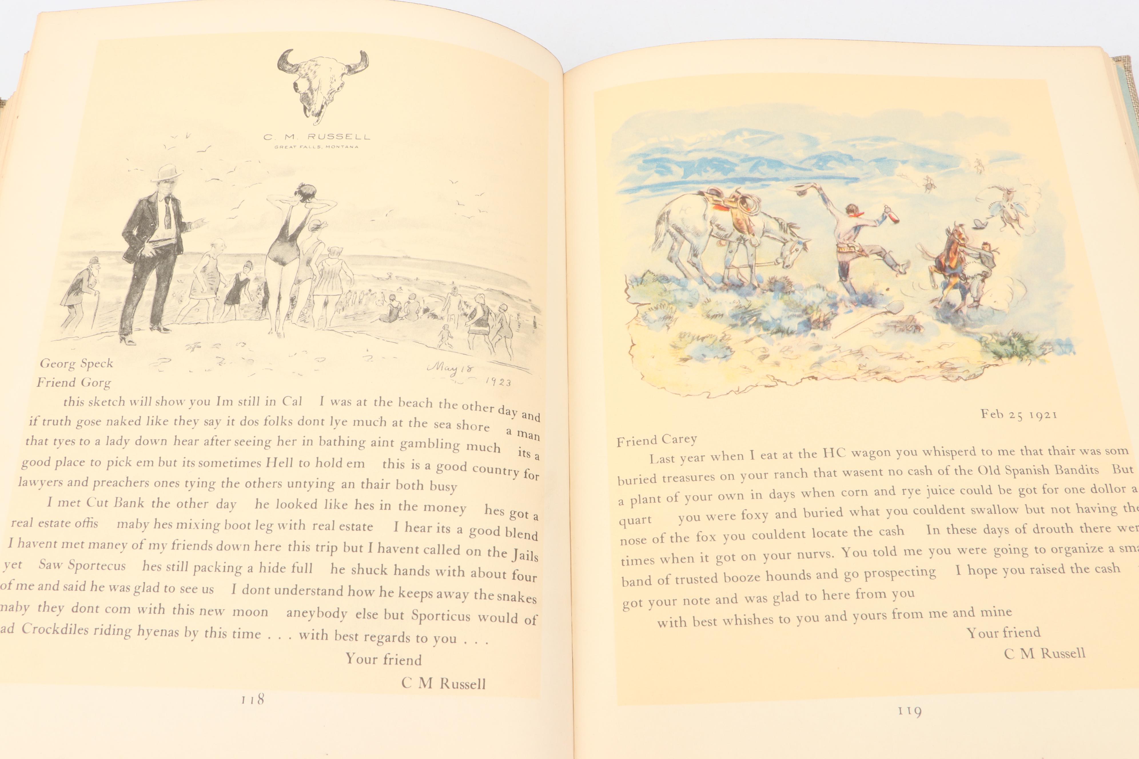 Illustrated "Good Medicine: Memories of the Real West" by Charles M. Russell