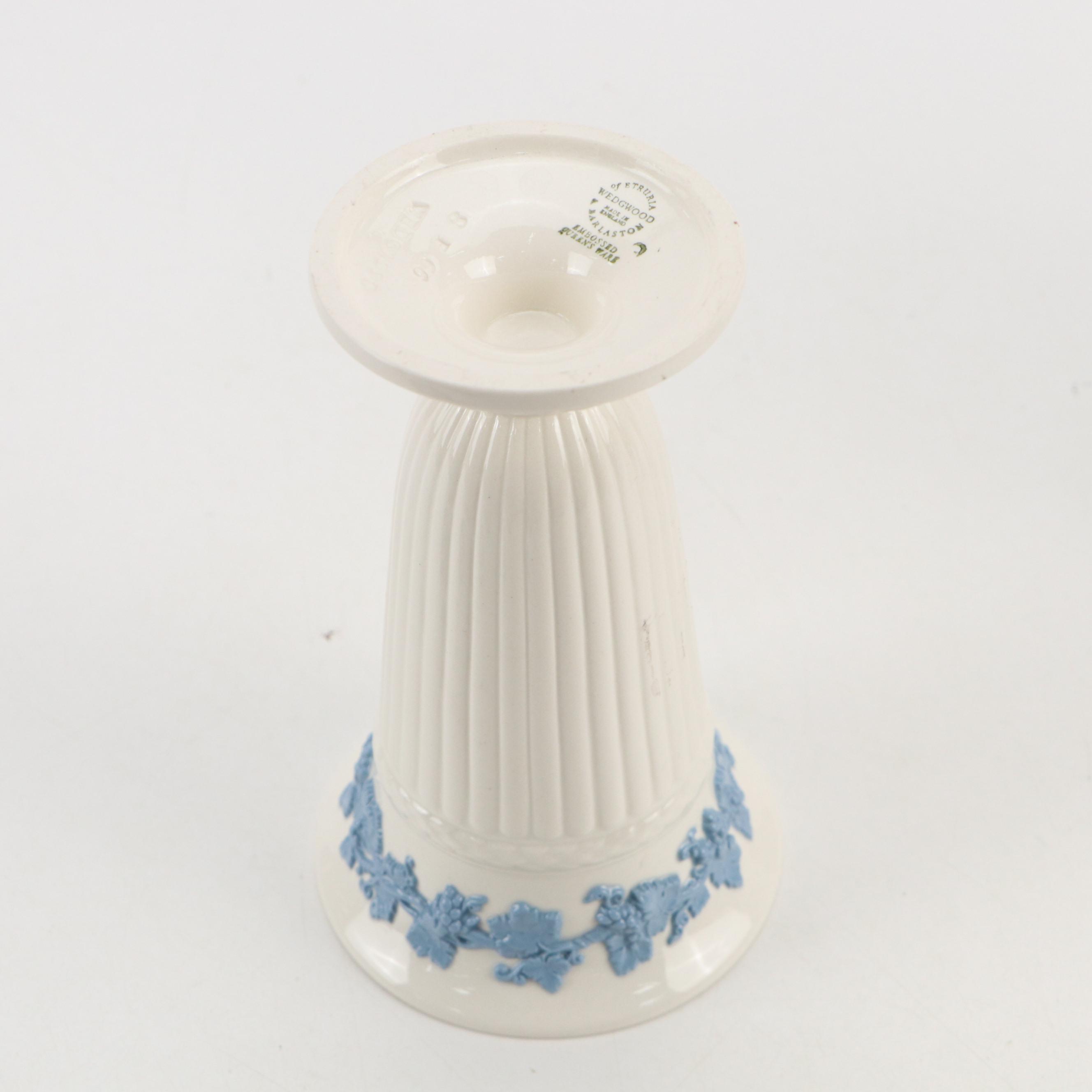 Wedgwood Jasperware Lidded Box, Dishes with Queen's Ware Vase and More
