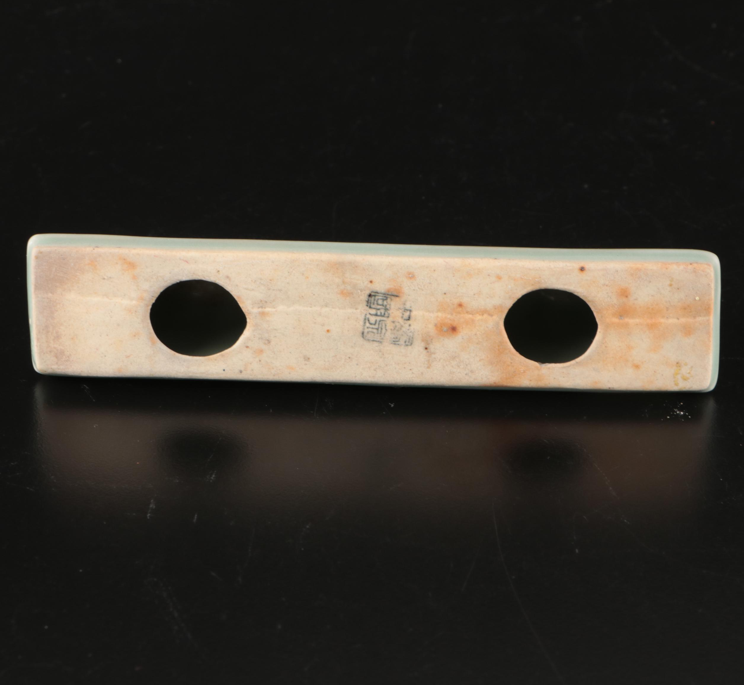 Chinese Porcelain Celadon Glaze Dinnerware and Elephant Shaped Candlesticks