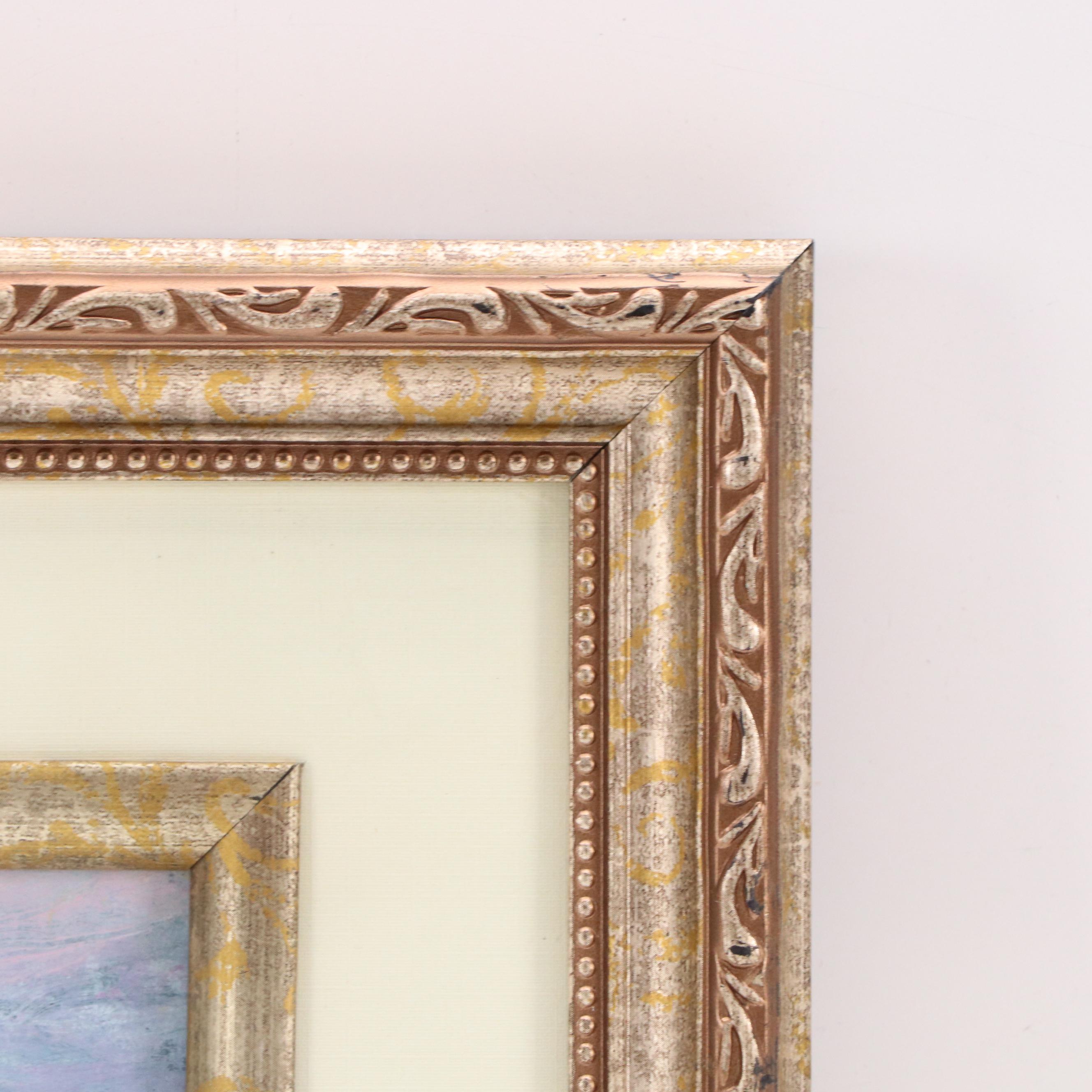 Robert Riddle Baker Landscape Acrylic Painting "The Arrival," 2025