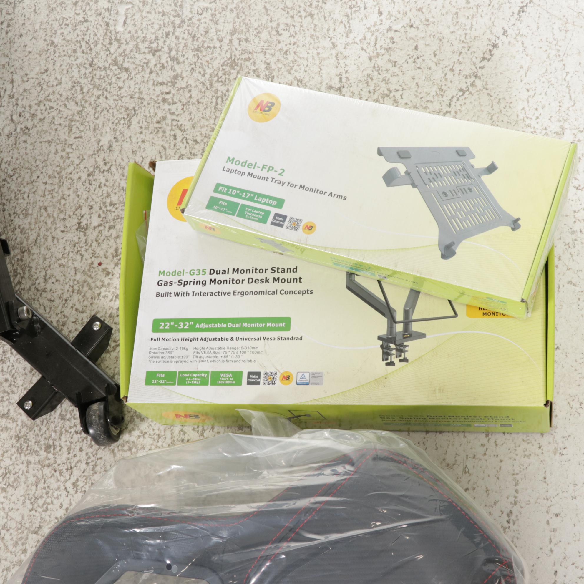 SpineDesk Ergonomic Reclining Computer Chair Work Station