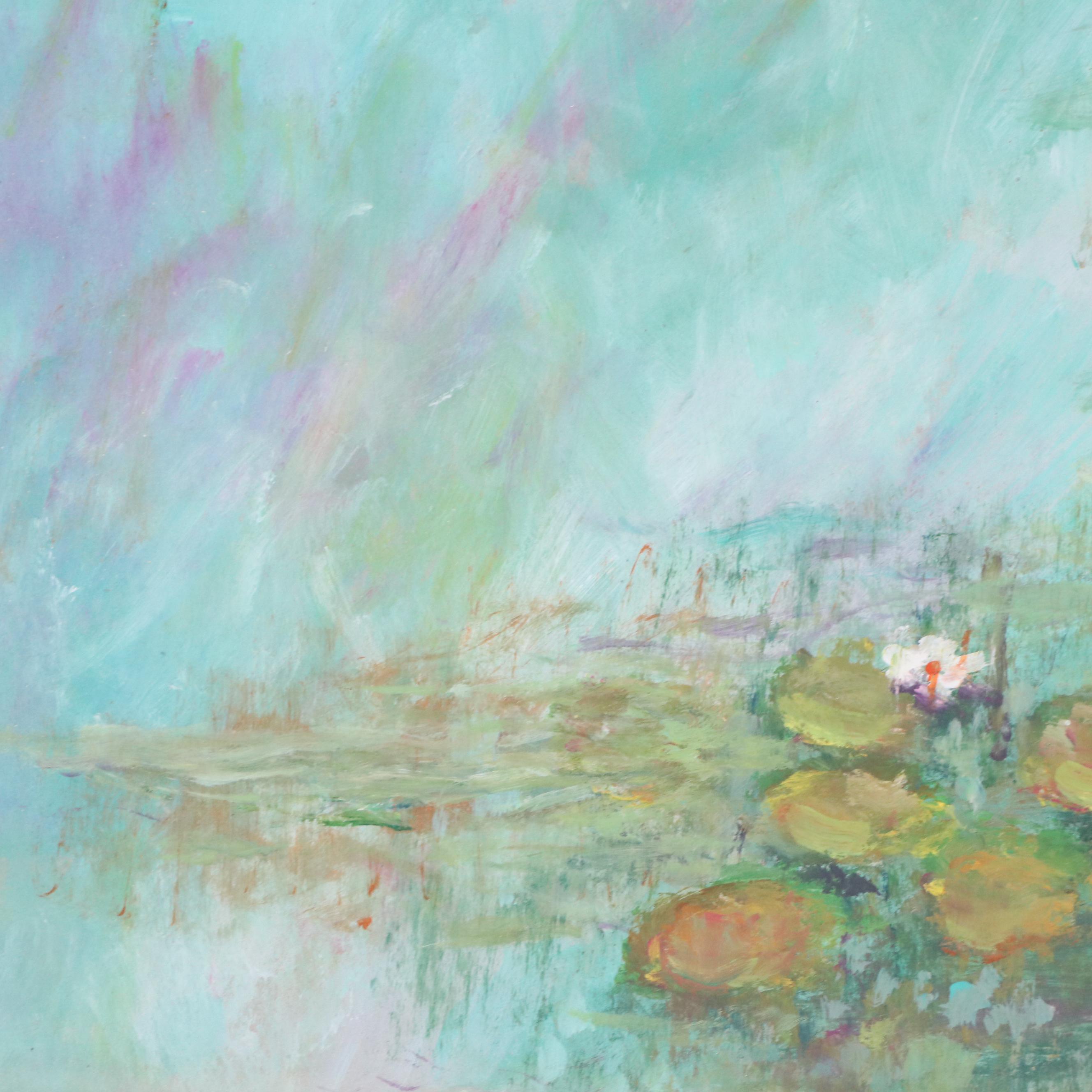 Robert Riddle-Baker Landscape Acrylic Painting "New Morning," 2025