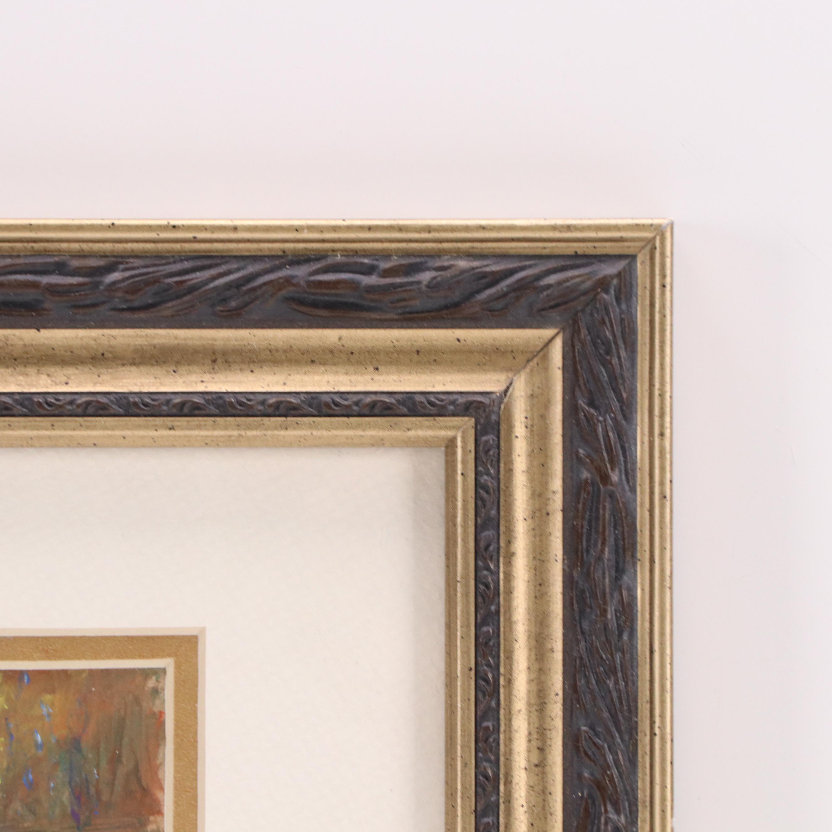 Robert Riddle-Baker Landscape Acrylic Painting "Close to the Shore," 2025