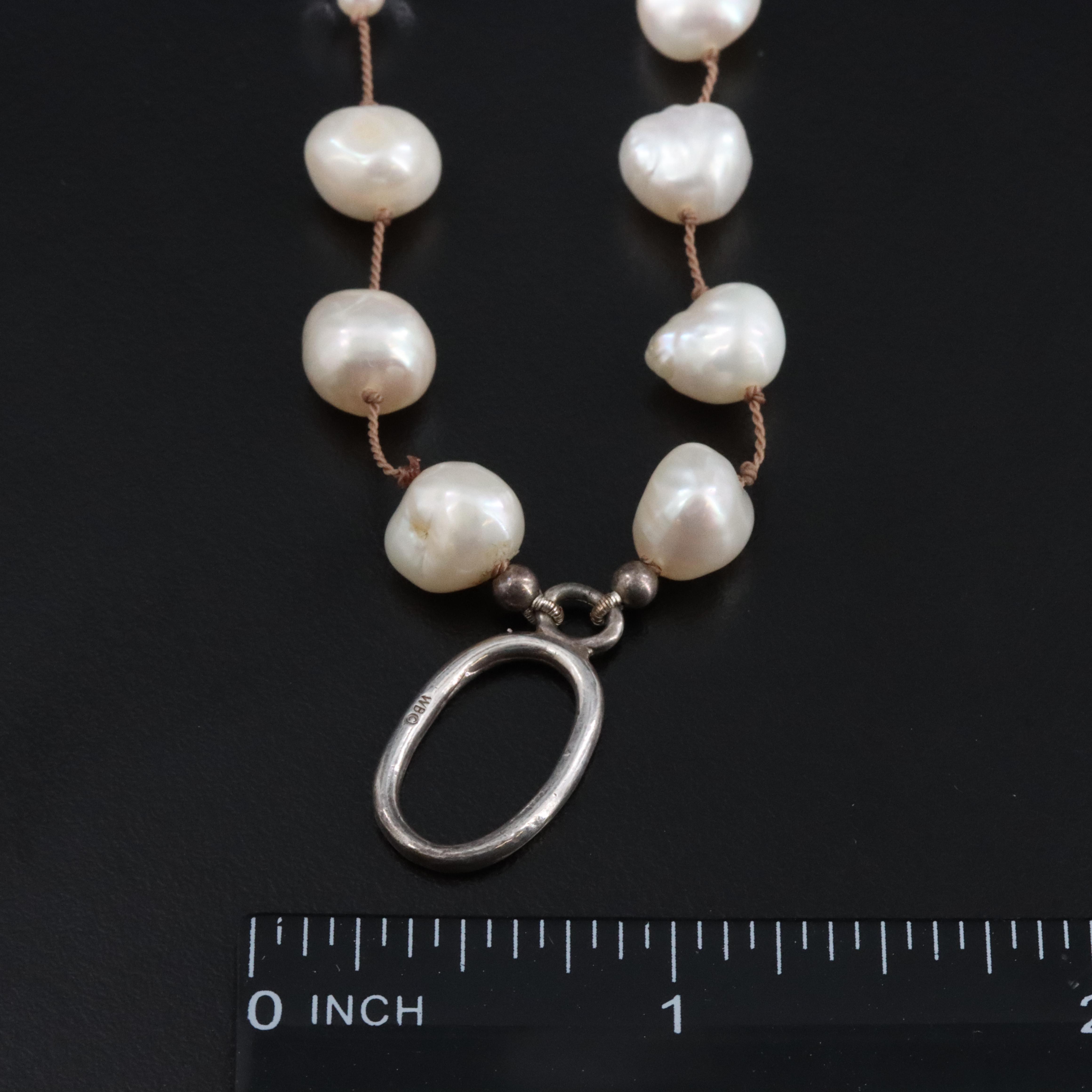 Necklaces with Sterling Clasps featuring Pearl, Rhodochrosite and Rose Quartz