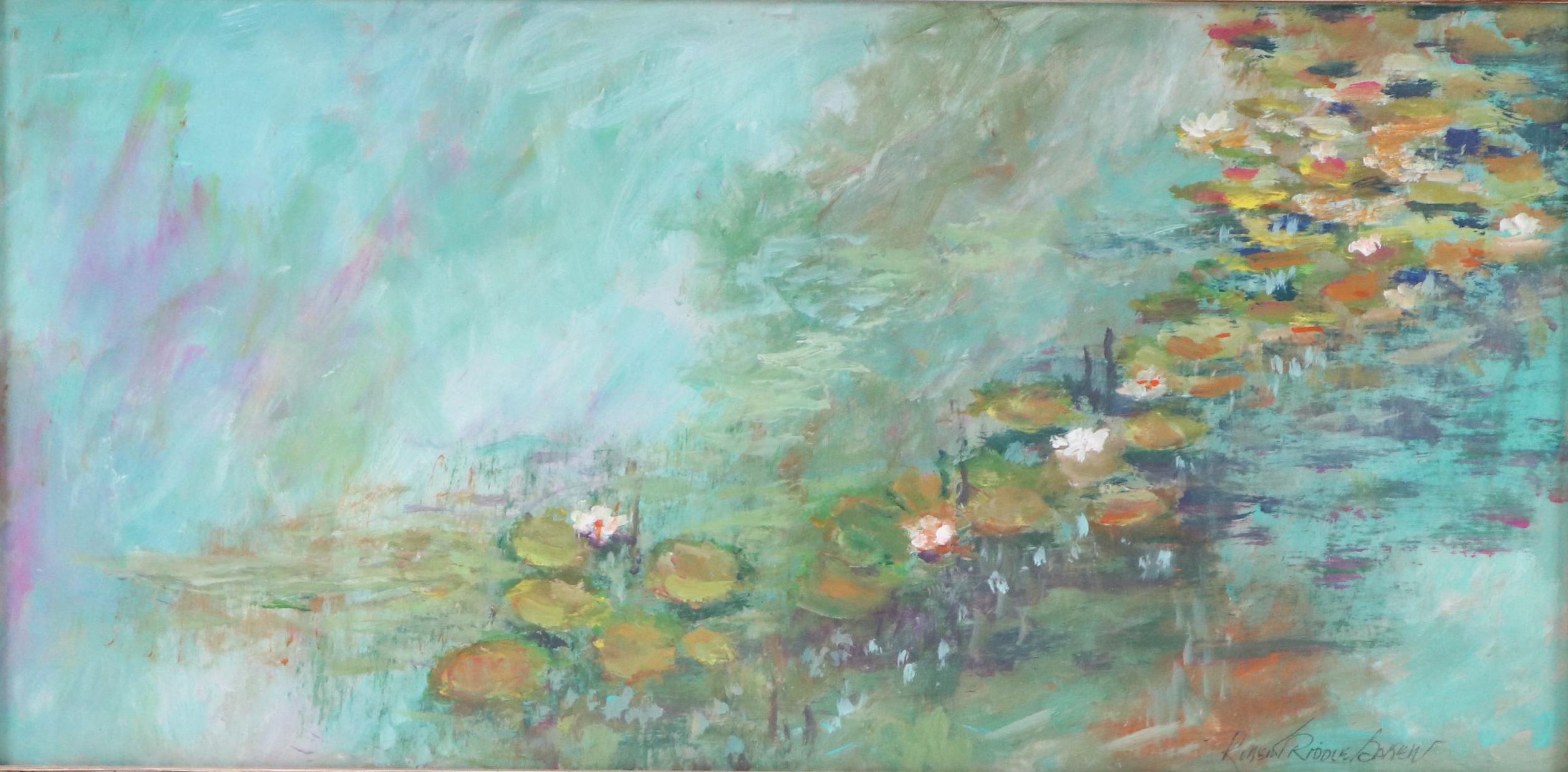 Robert Riddle-Baker Landscape Acrylic Painting "New Morning," 2025