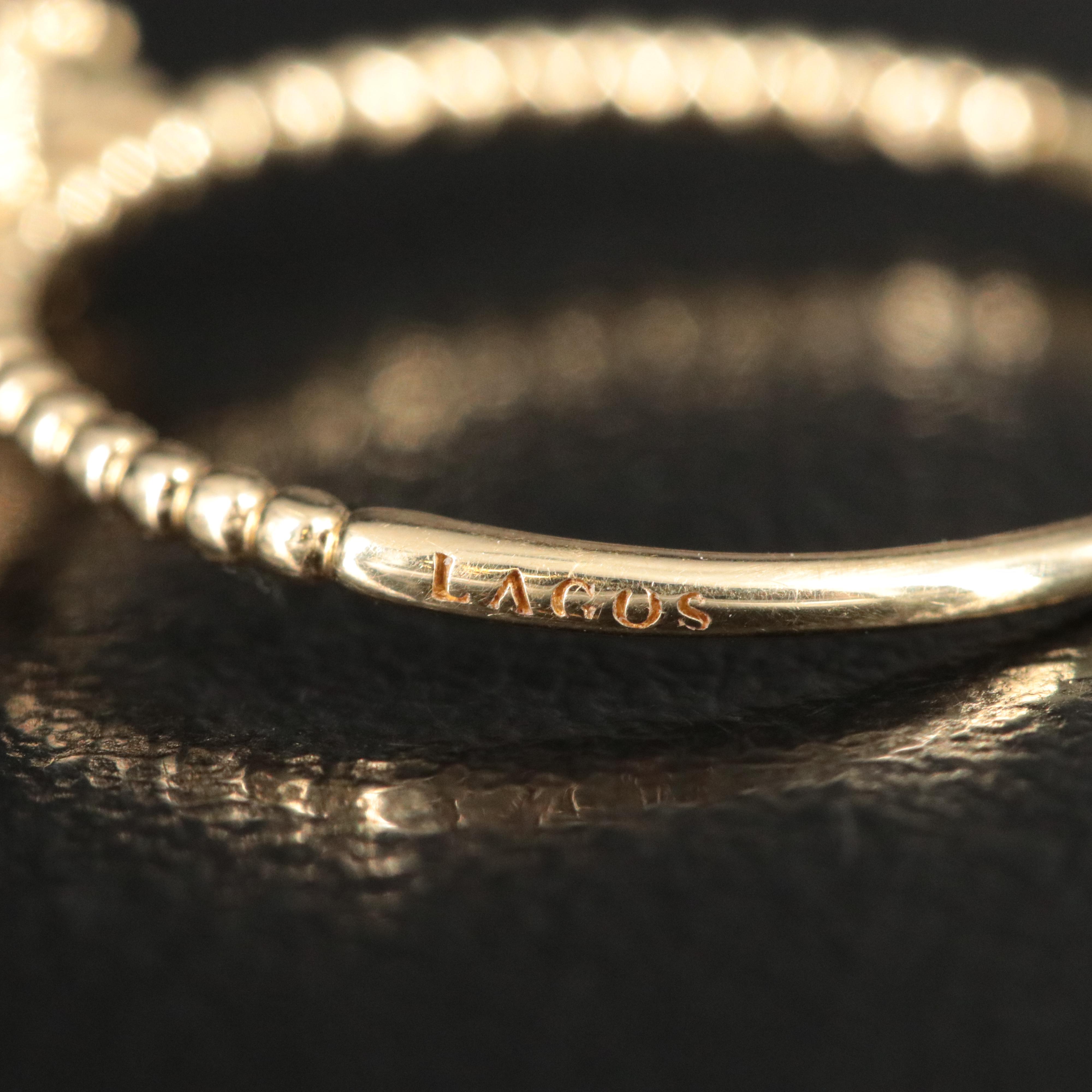 Lagos 18K Sapphire Stackable Ring