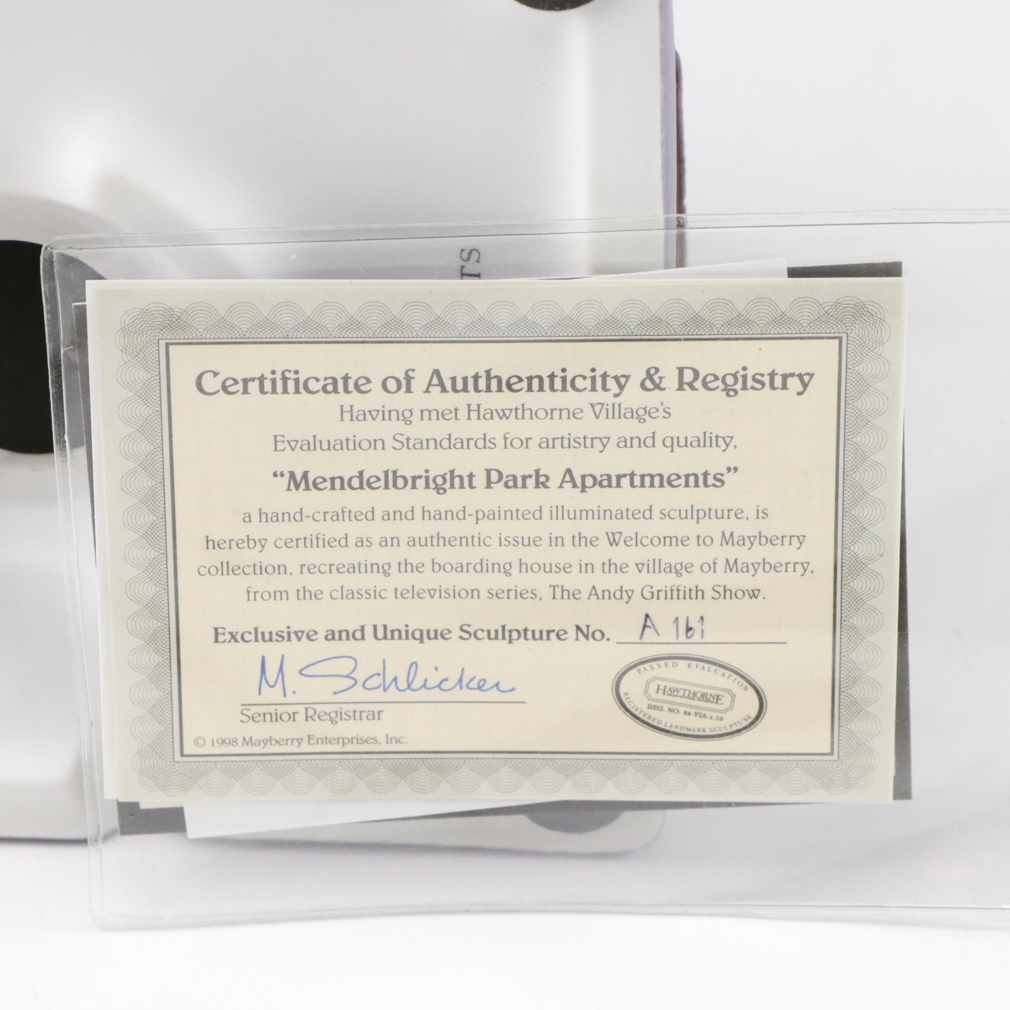 Welcome to Mayberry "Floyd's Barbershop" & Other Holiday Village Decor