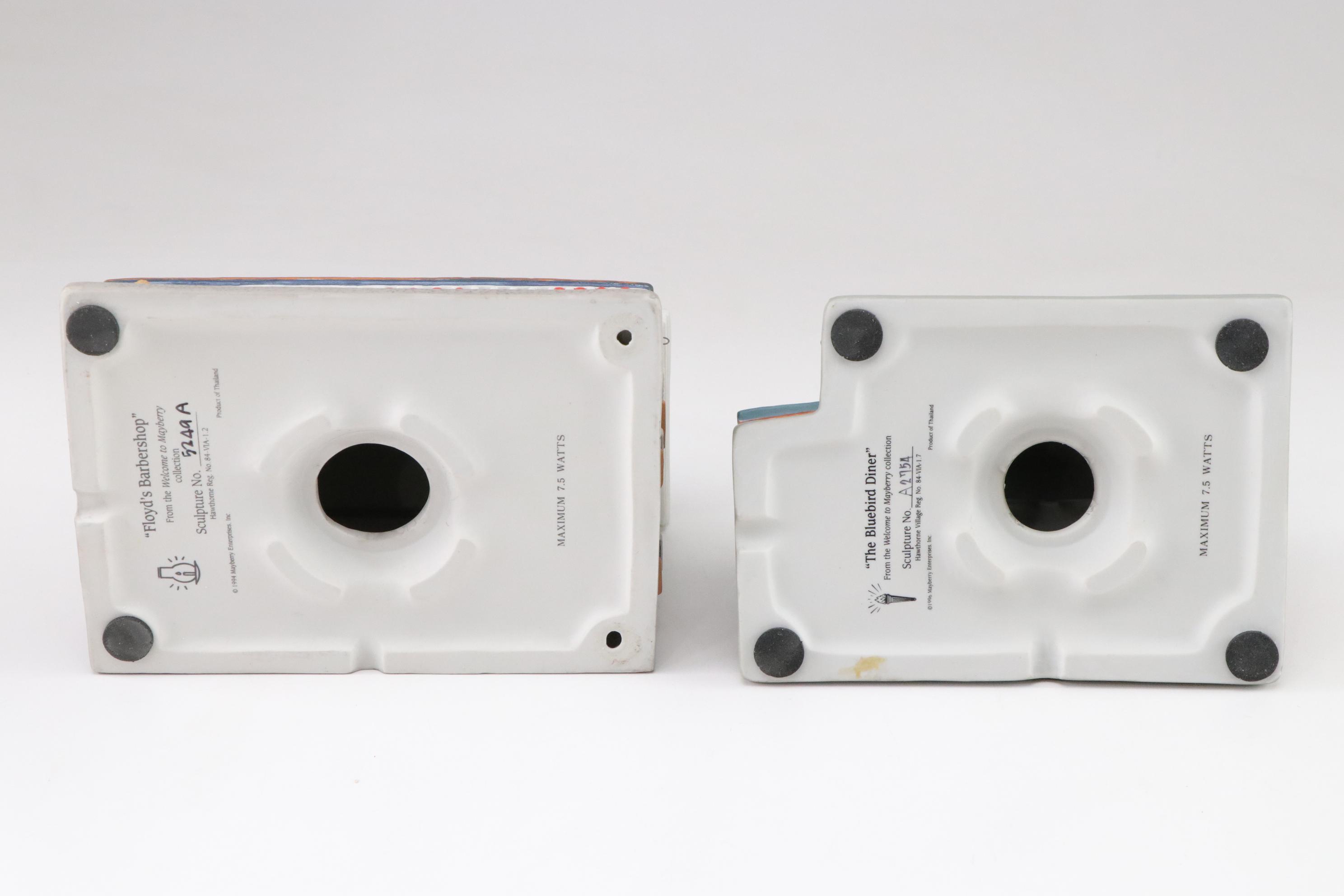 Welcome to Mayberry "Floyd's Barbershop" & Other Holiday Village Decor