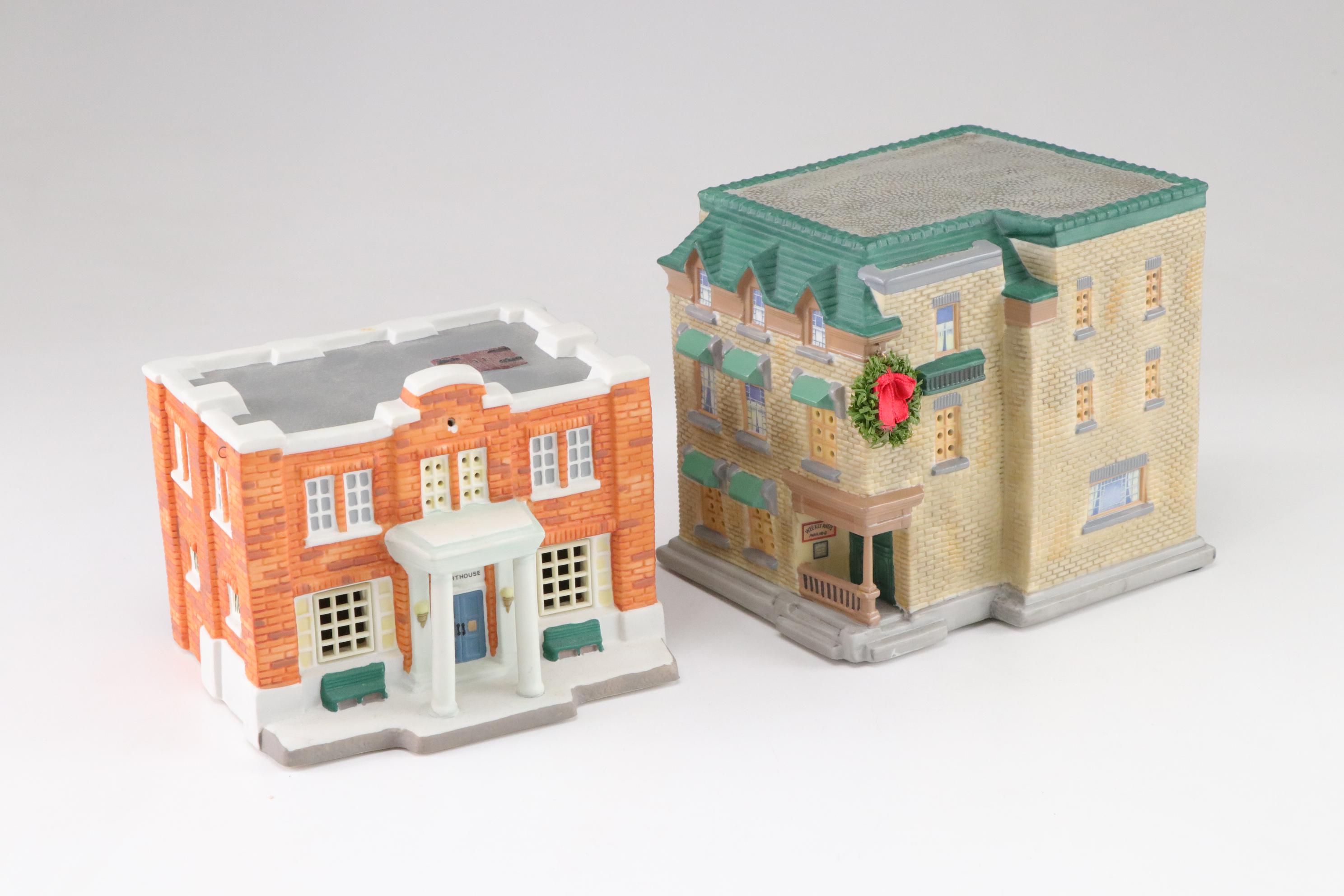 Welcome to Mayberry "Floyd's Barbershop" & Other Holiday Village Decor