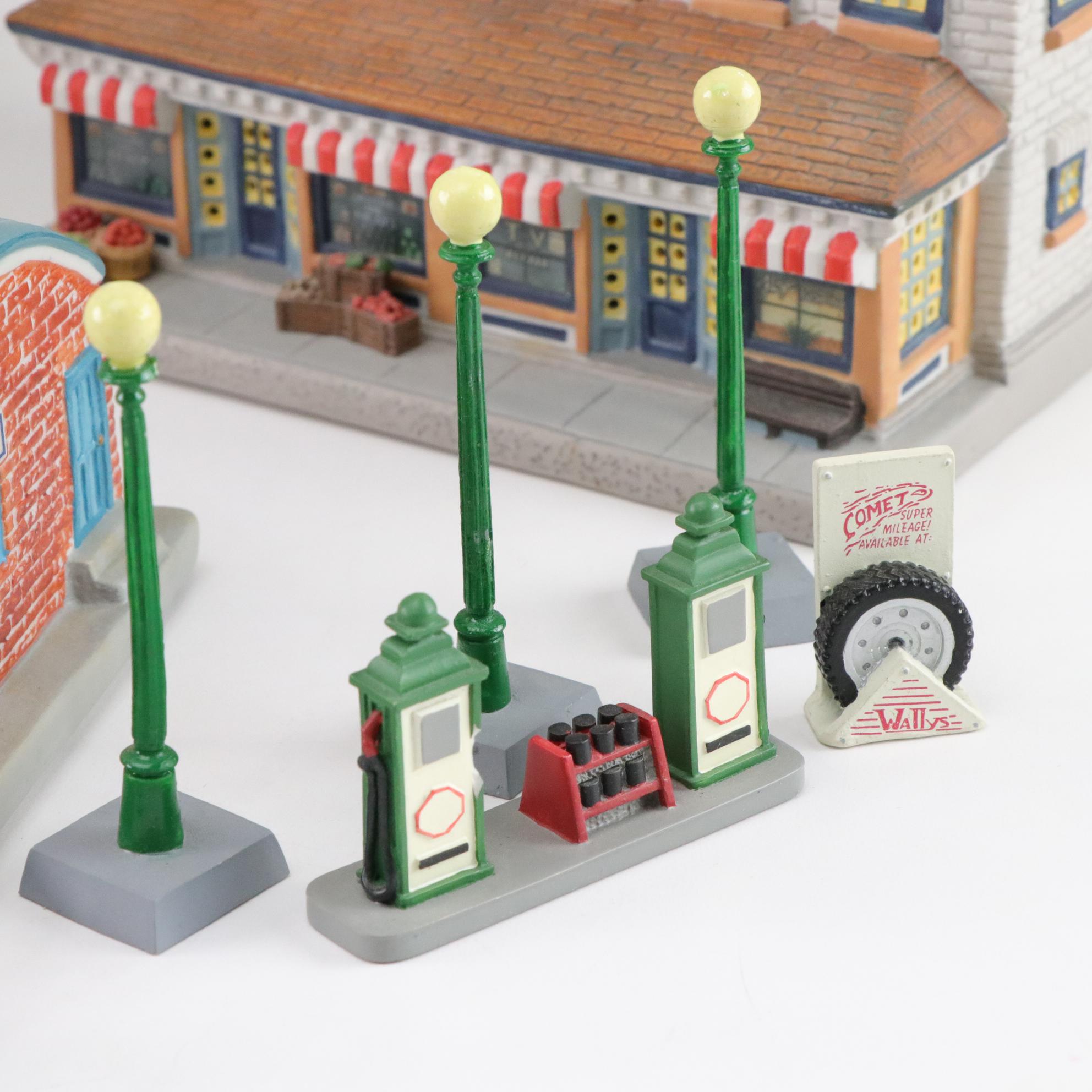 Welcome to Mayberry "Floyd's Barbershop" & Other Holiday Village Decor