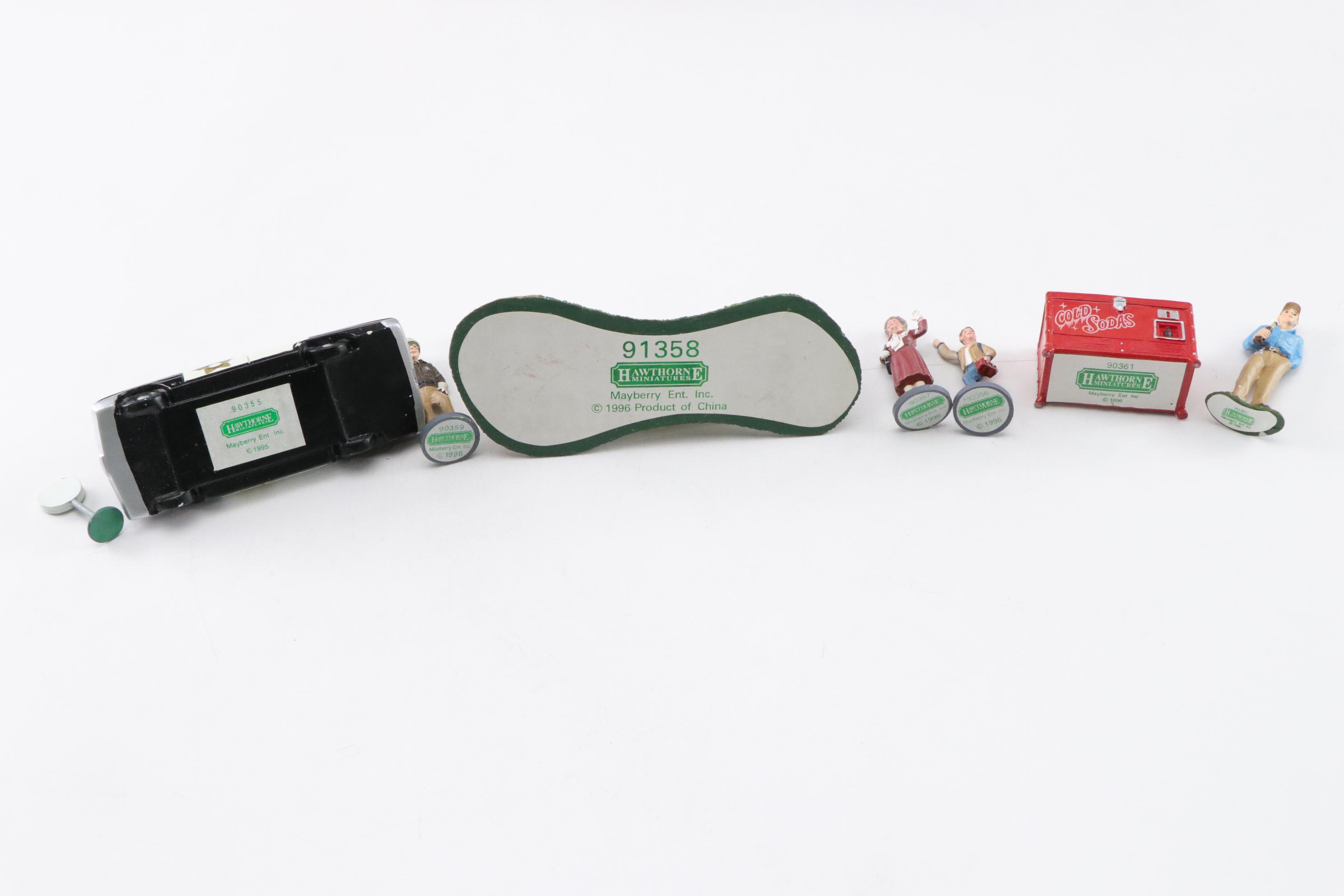 Welcome to Mayberry "Floyd's Barbershop" & Other Holiday Village Decor