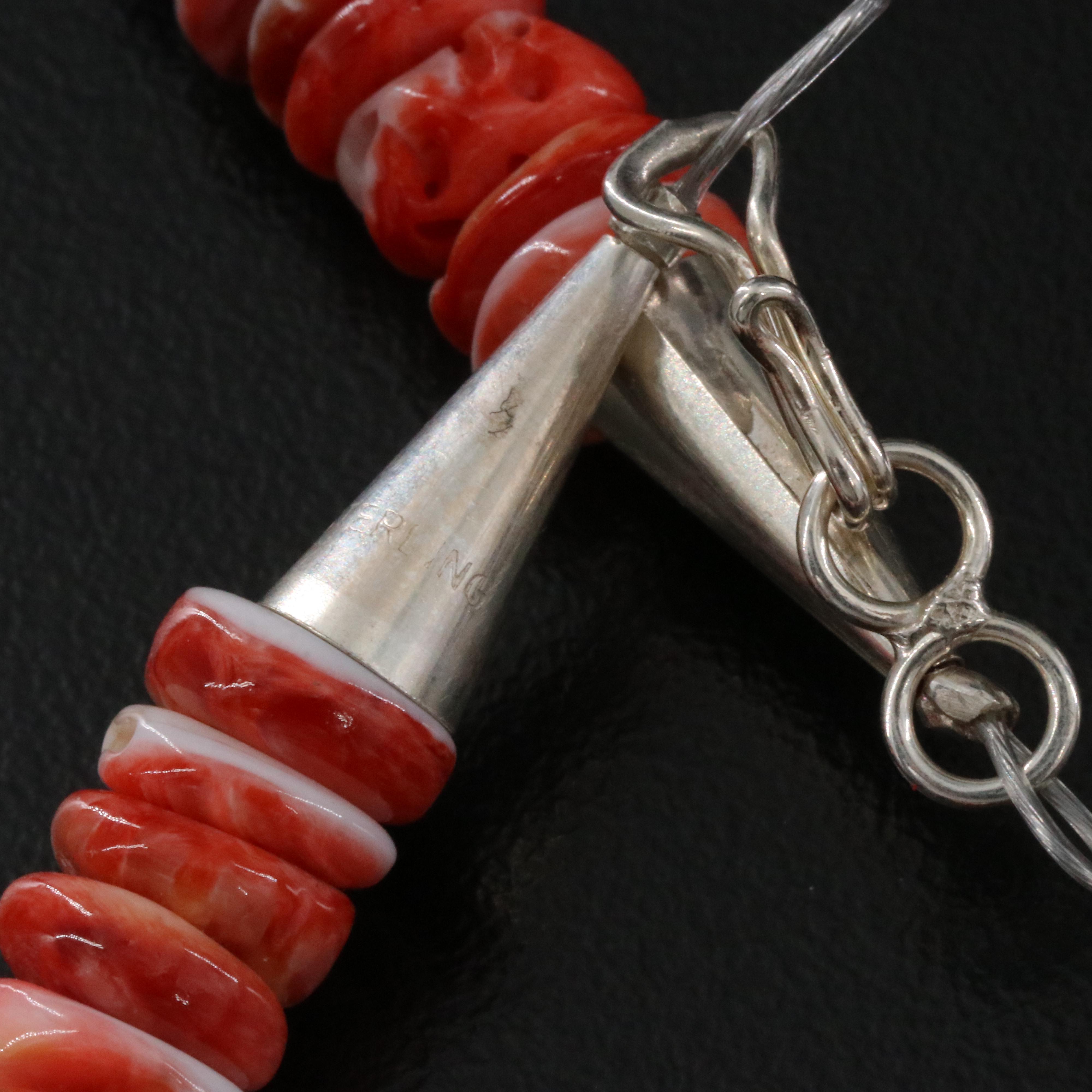 Tommy and Rosita Singer Navajo Diné Sterling Gemstone Necklace