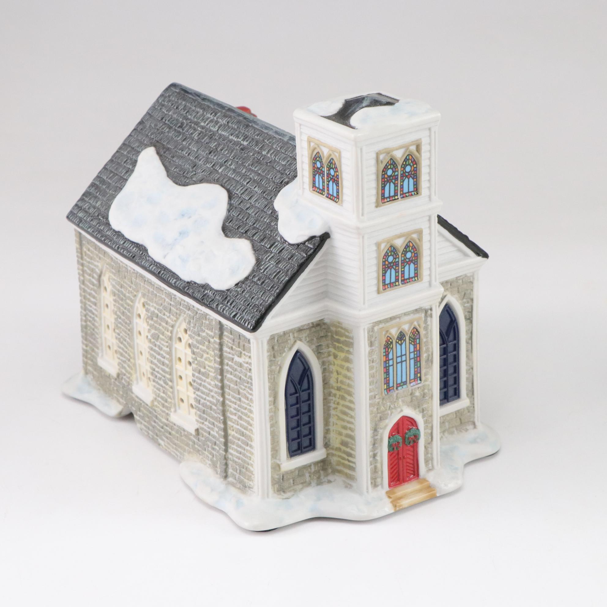 Hawthorne Village Illuminated "Norman Rockwell" Christmas Village