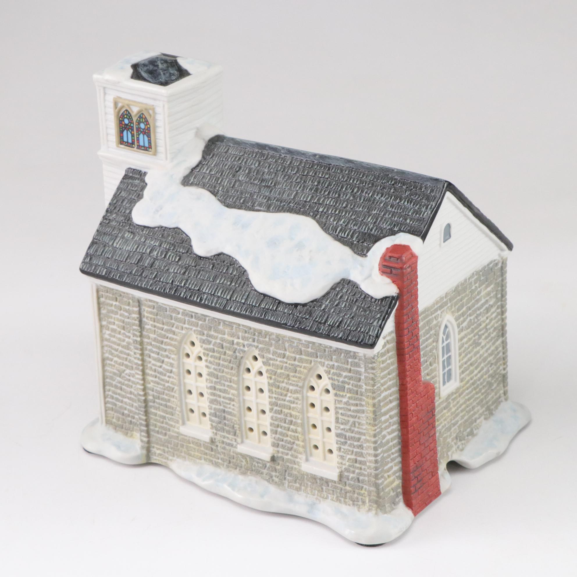 Hawthorne Village Illuminated "Norman Rockwell" Christmas Village