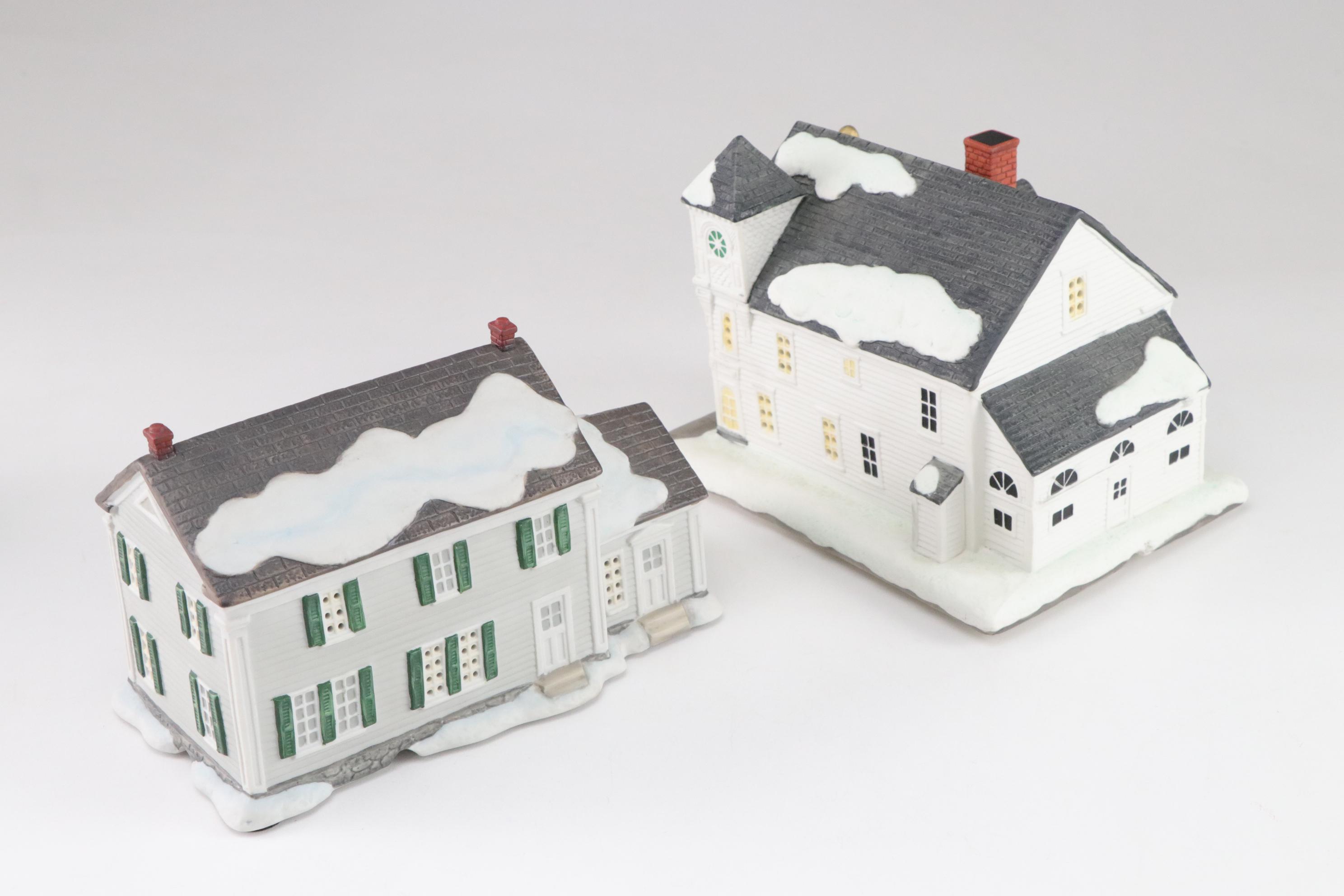 Hawthorne Village Illuminated "Norman Rockwell" Christmas Village