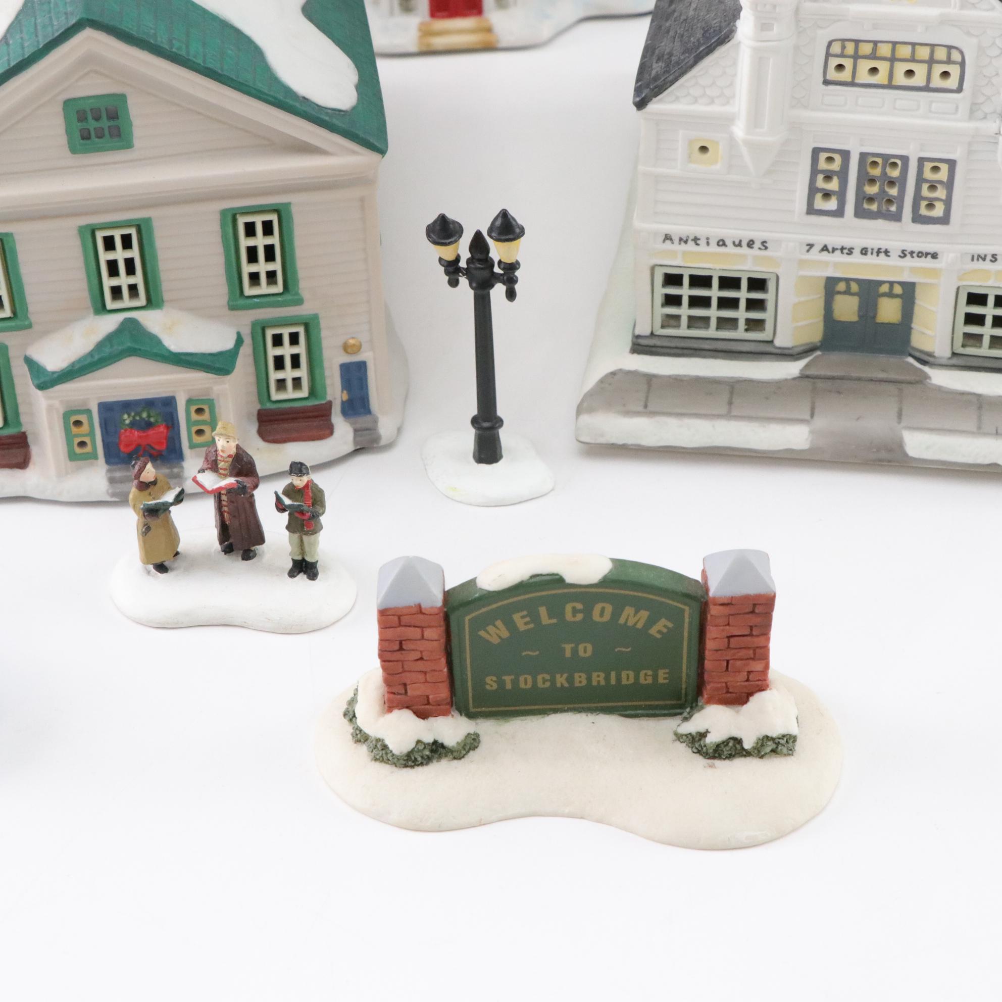 Hawthorne Village Illuminated "Norman Rockwell" Christmas Village