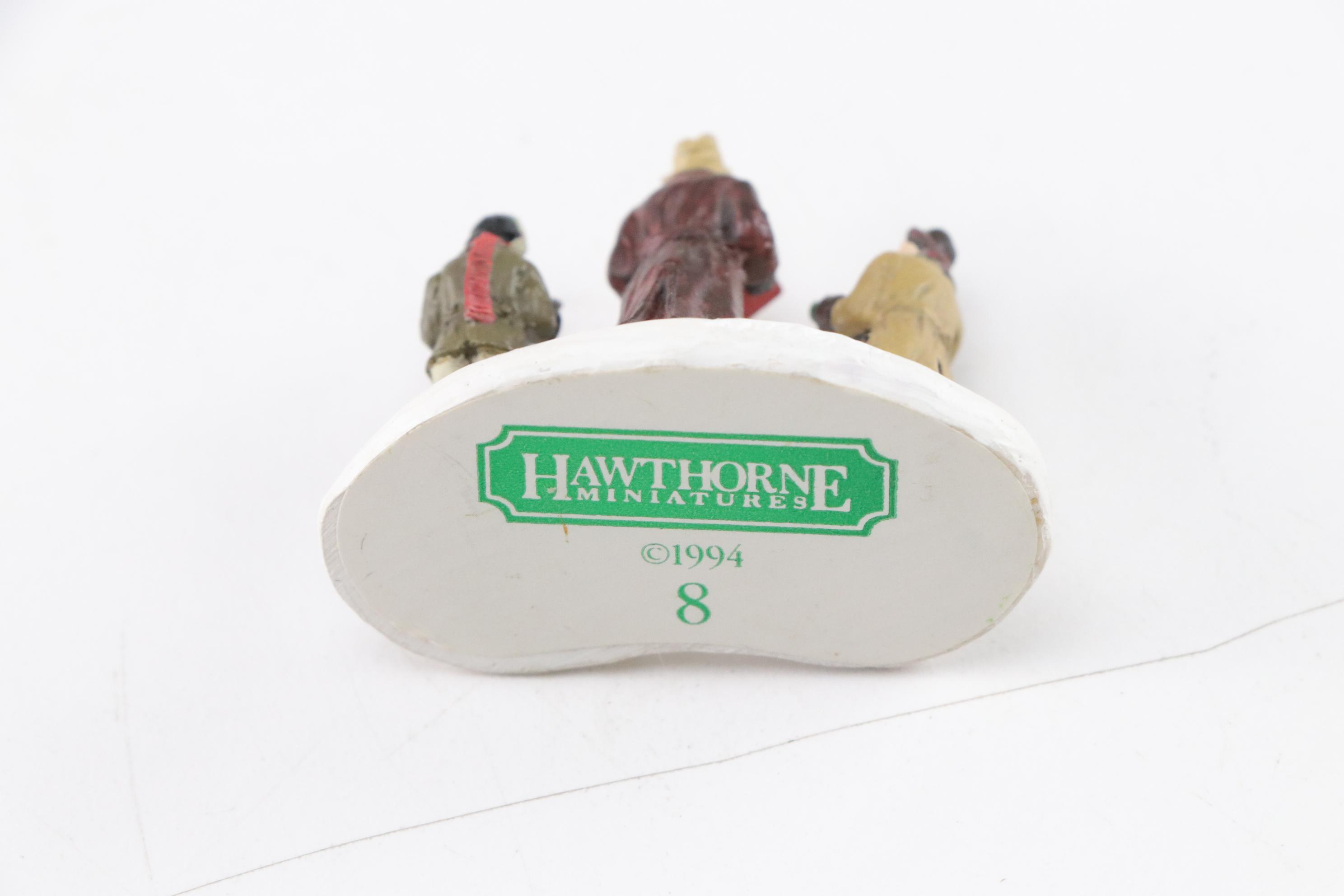 Hawthorne Village Illuminated "Norman Rockwell" Christmas Village