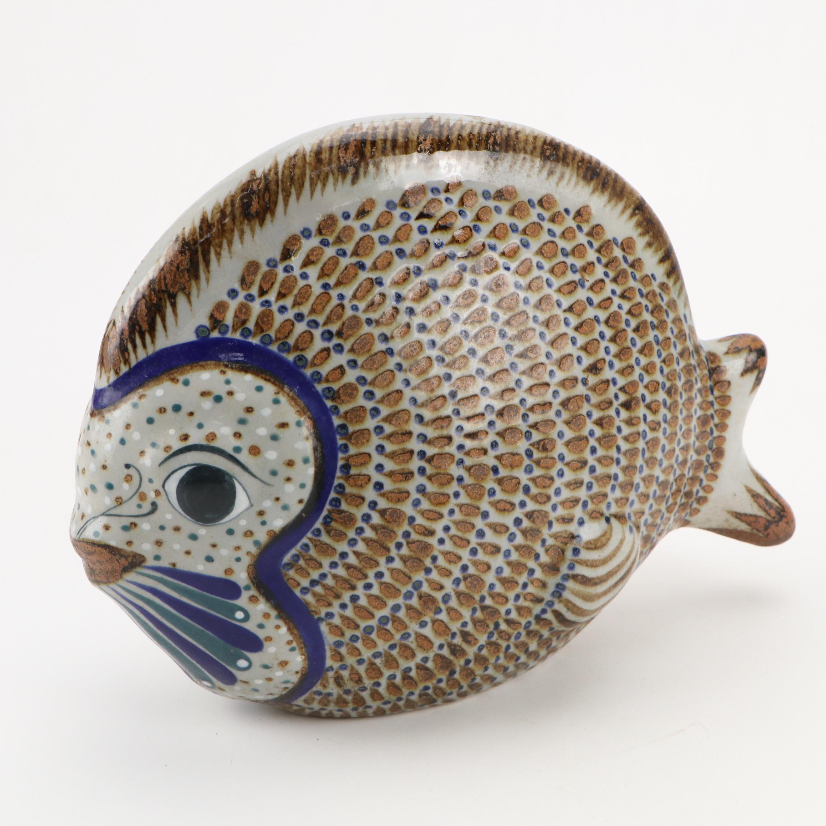 Mexican Tonala Pottery Fish