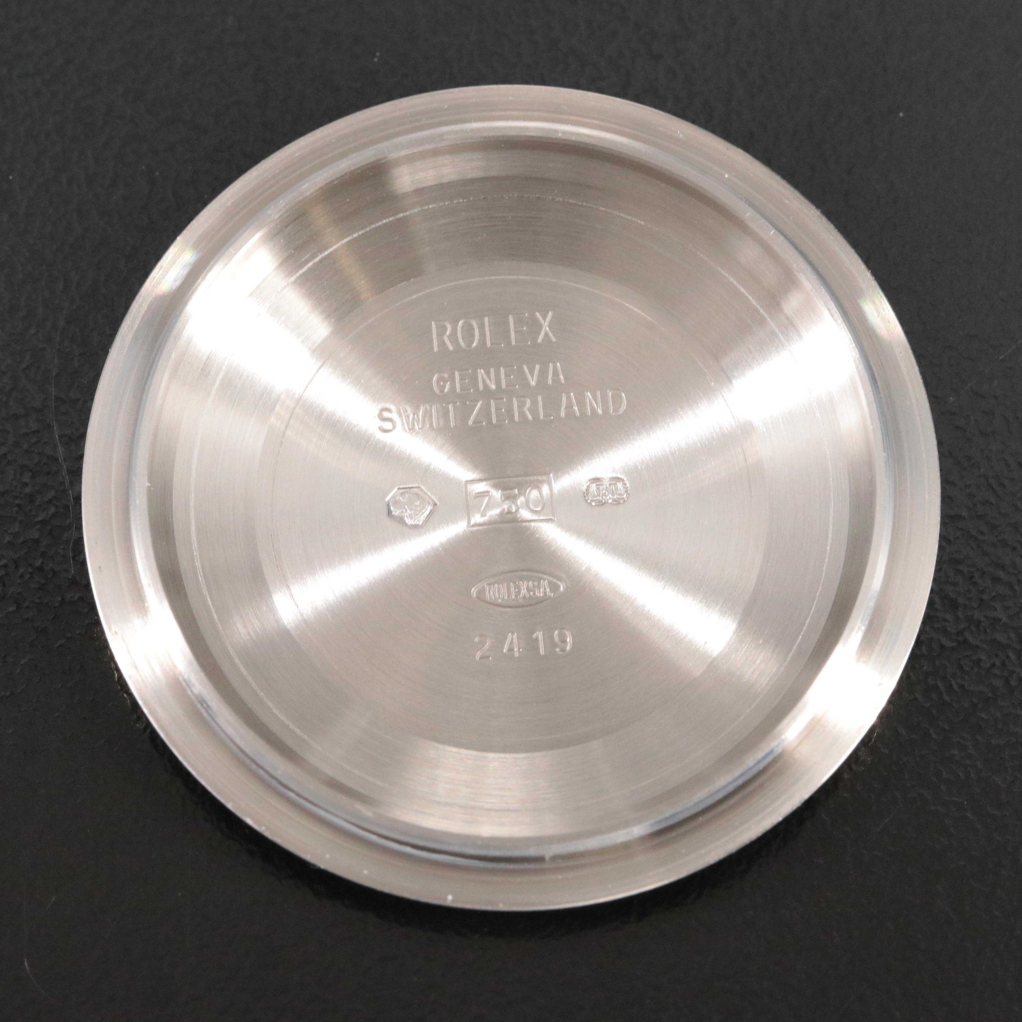 Rolex Day-Date II 218239 Chocolate 41mm 18K White Gold Automatic Watch