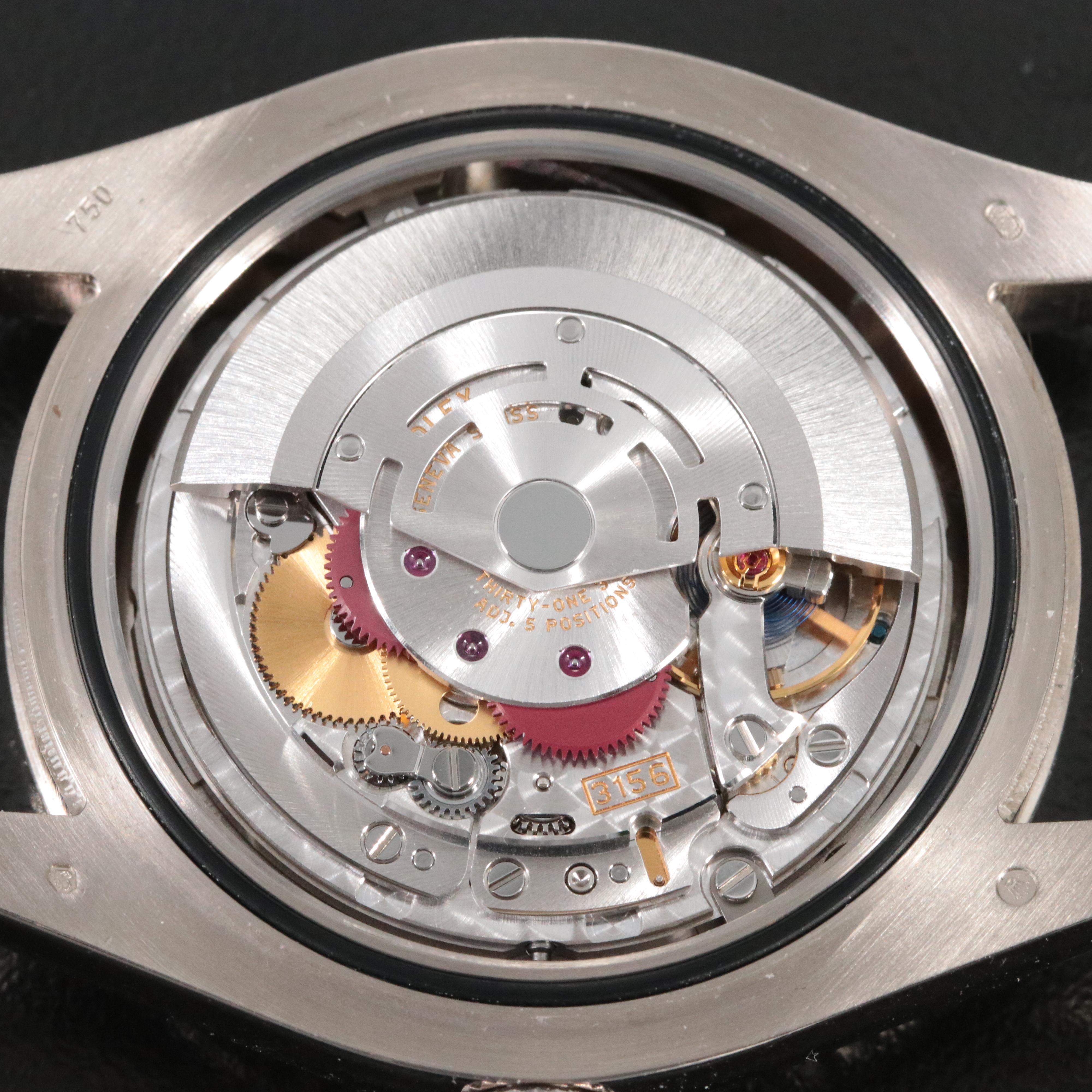 Rolex Day-Date II 218239 Chocolate 41mm 18K White Gold Automatic Watch