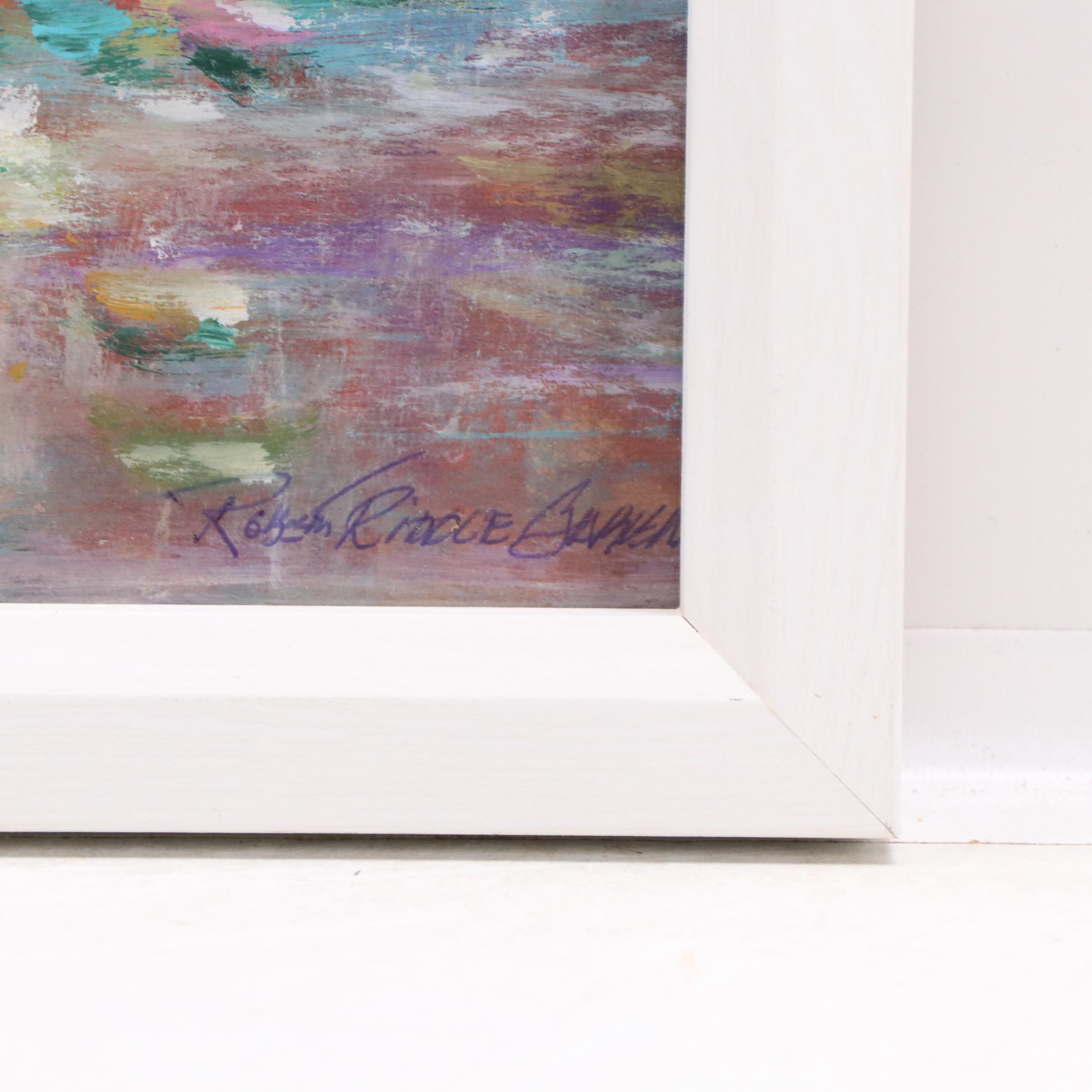 Robert Riddle-Baker Landscape Acrylic Painting "Reflections," 2025