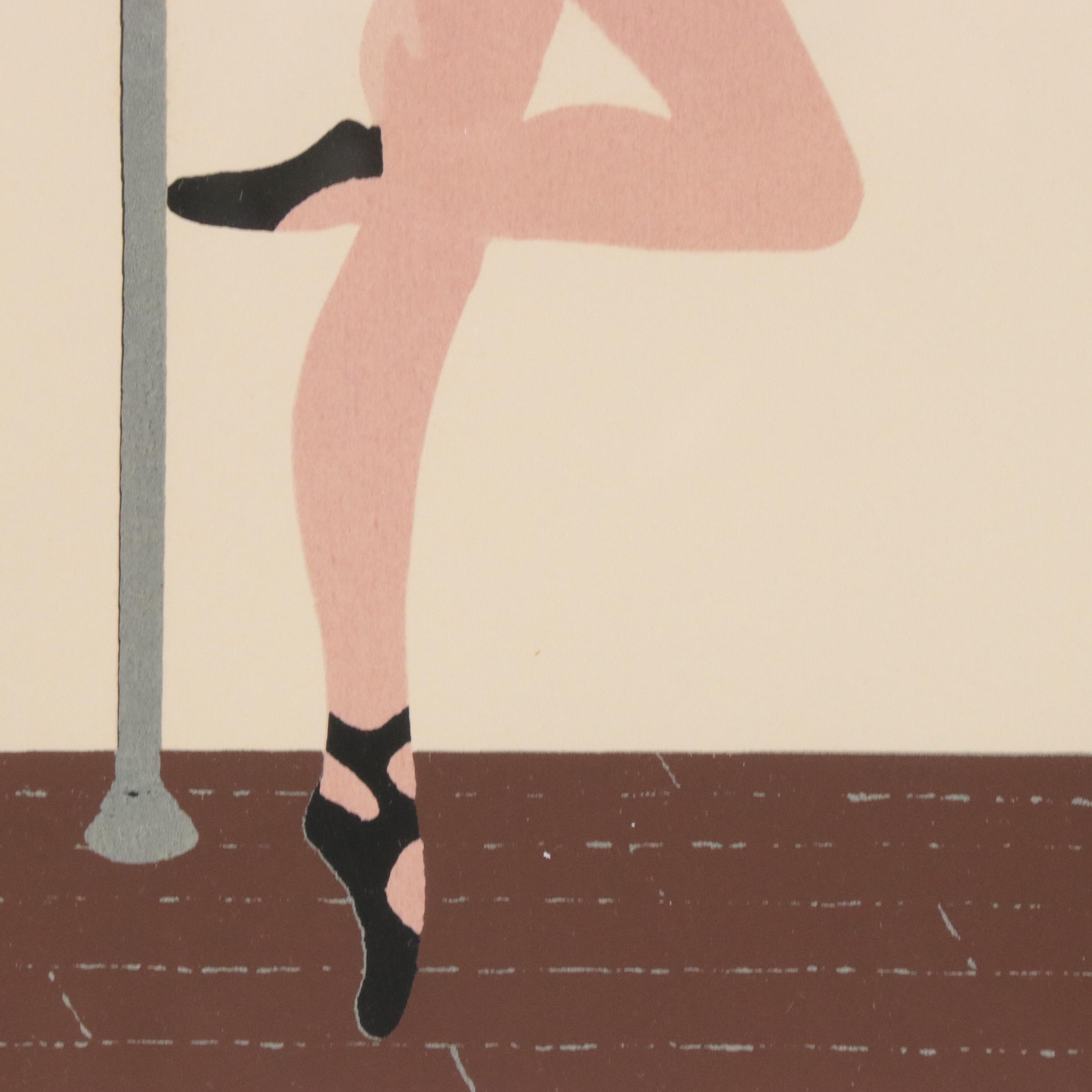 Lorraine Bajor Serigraph "Warming Up," 1981