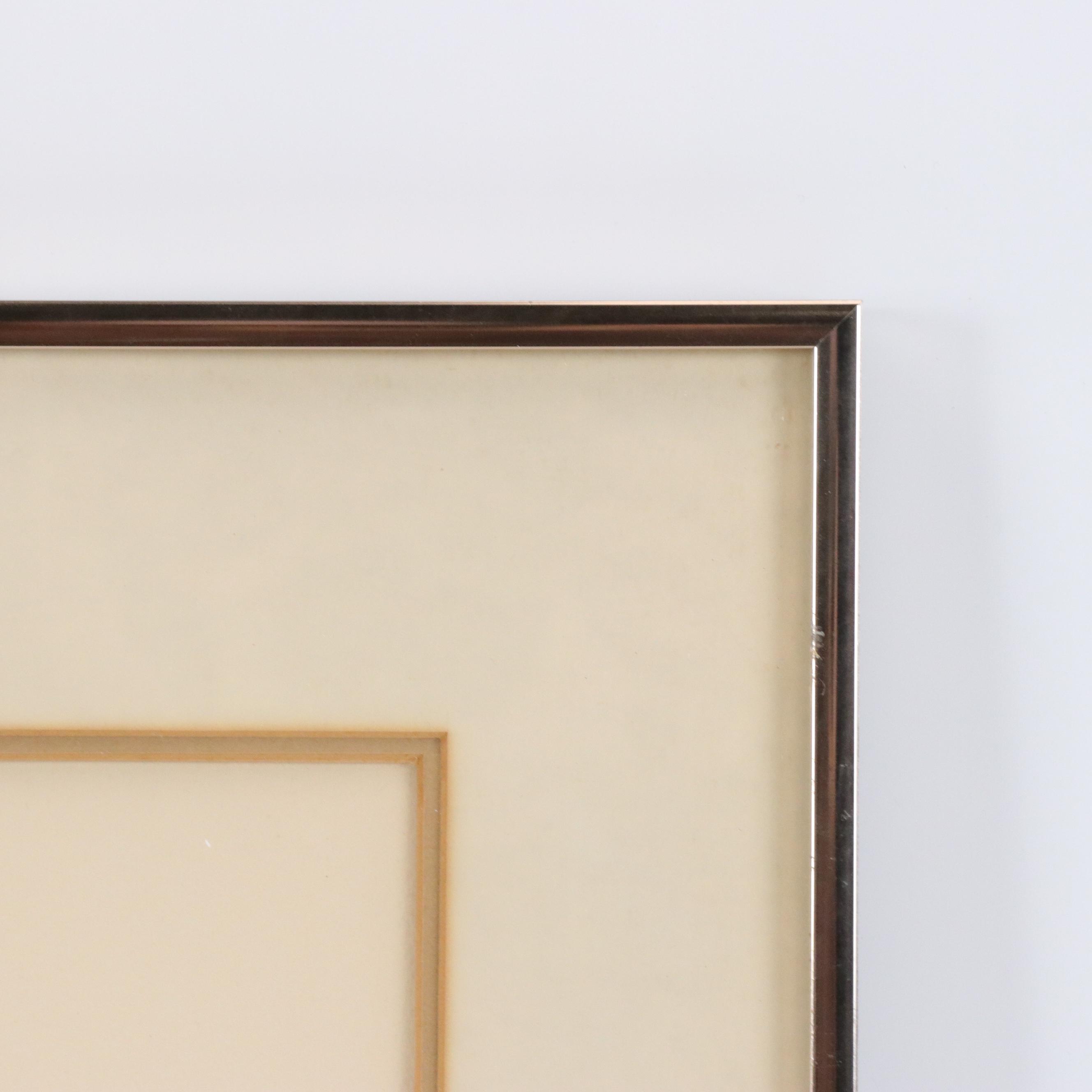 Lorraine Bajor Serigraph "Warming Up," 1981