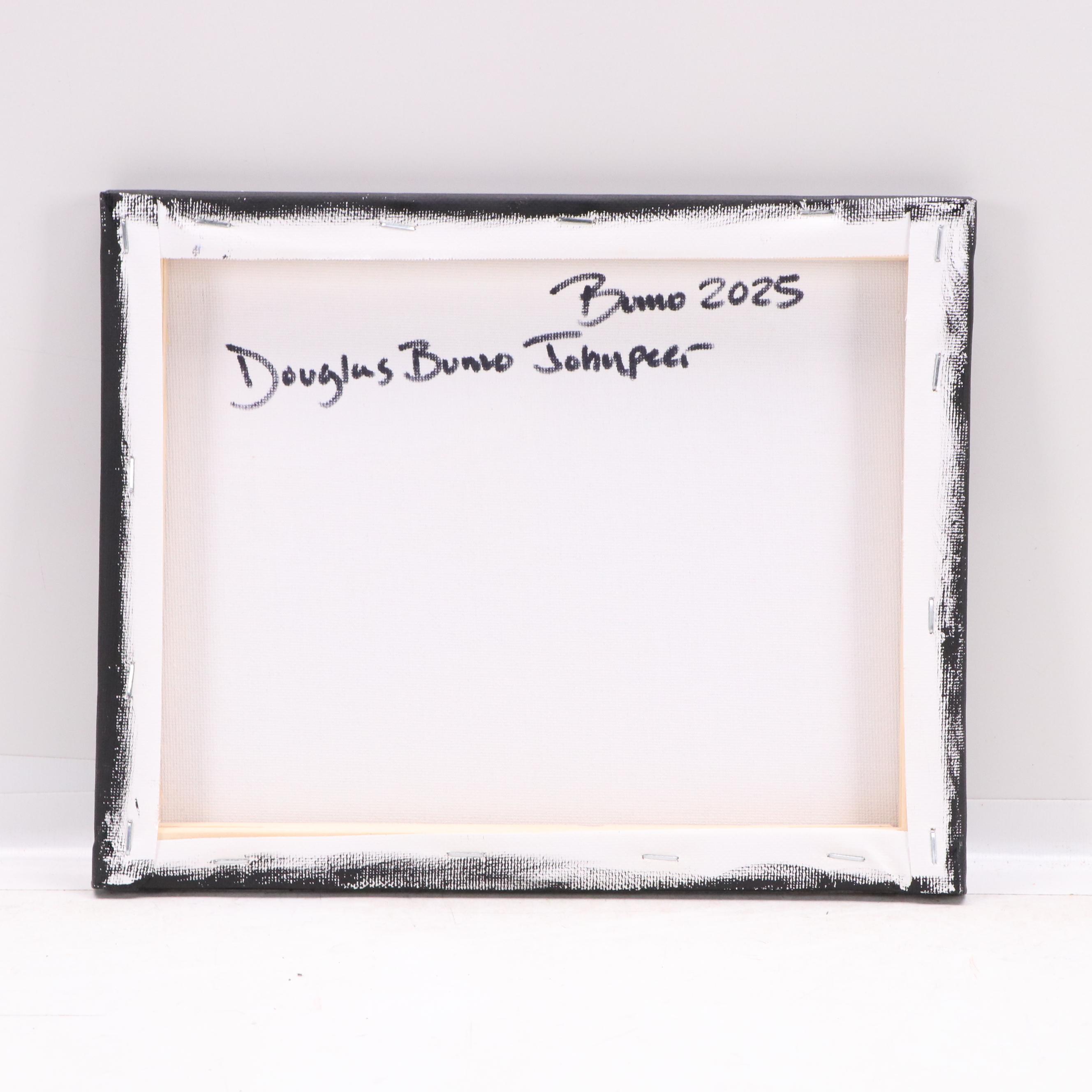 Doug "Bumo" Johnpeer Sunset Landscape Oil Painting, 2025